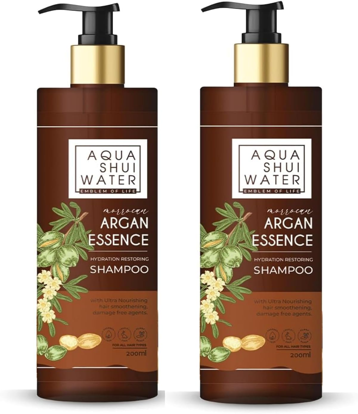 MANTRAMART Hair Smoothing Shampoo & Cleanser &ndash; Paraben & Sulfate Free, Infused with Argan Oil, Strengthens Hair & Nourishes Scalp, Suitable for All Hair Types, 400Ml image number 3