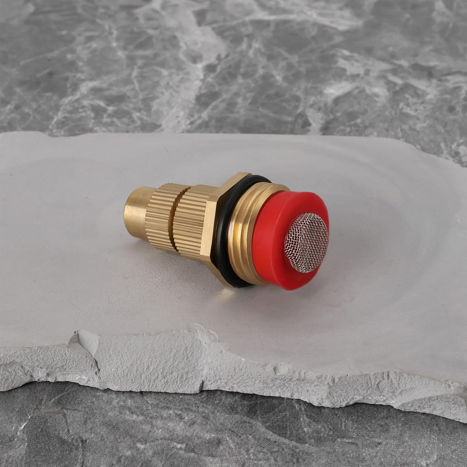 LT Easiyl 4Pcs Adjustable Brass Misting Nozzles G1/2 Inch (DN15) Mist Water Spray Sprinkler Suitable for Small Area Agriculture Lawn Fountain Misting Cooling Irrigation image number 4