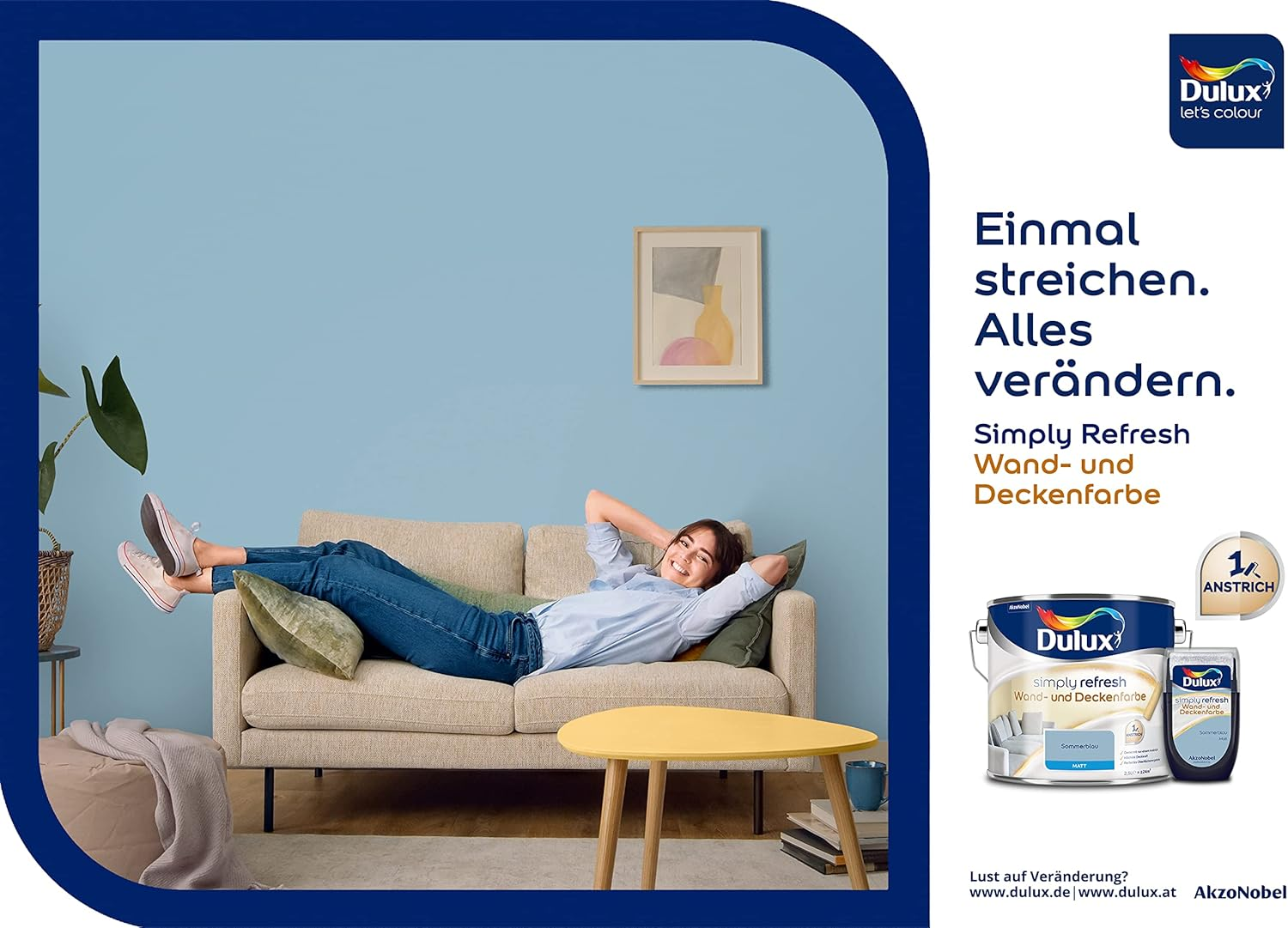 Dulux Simply Refresh Wall and Ceiling Paint - Sand Beige - Tester 30Ml - Refreshing, Durable Interior Paint for a Beautiful Home image number 7