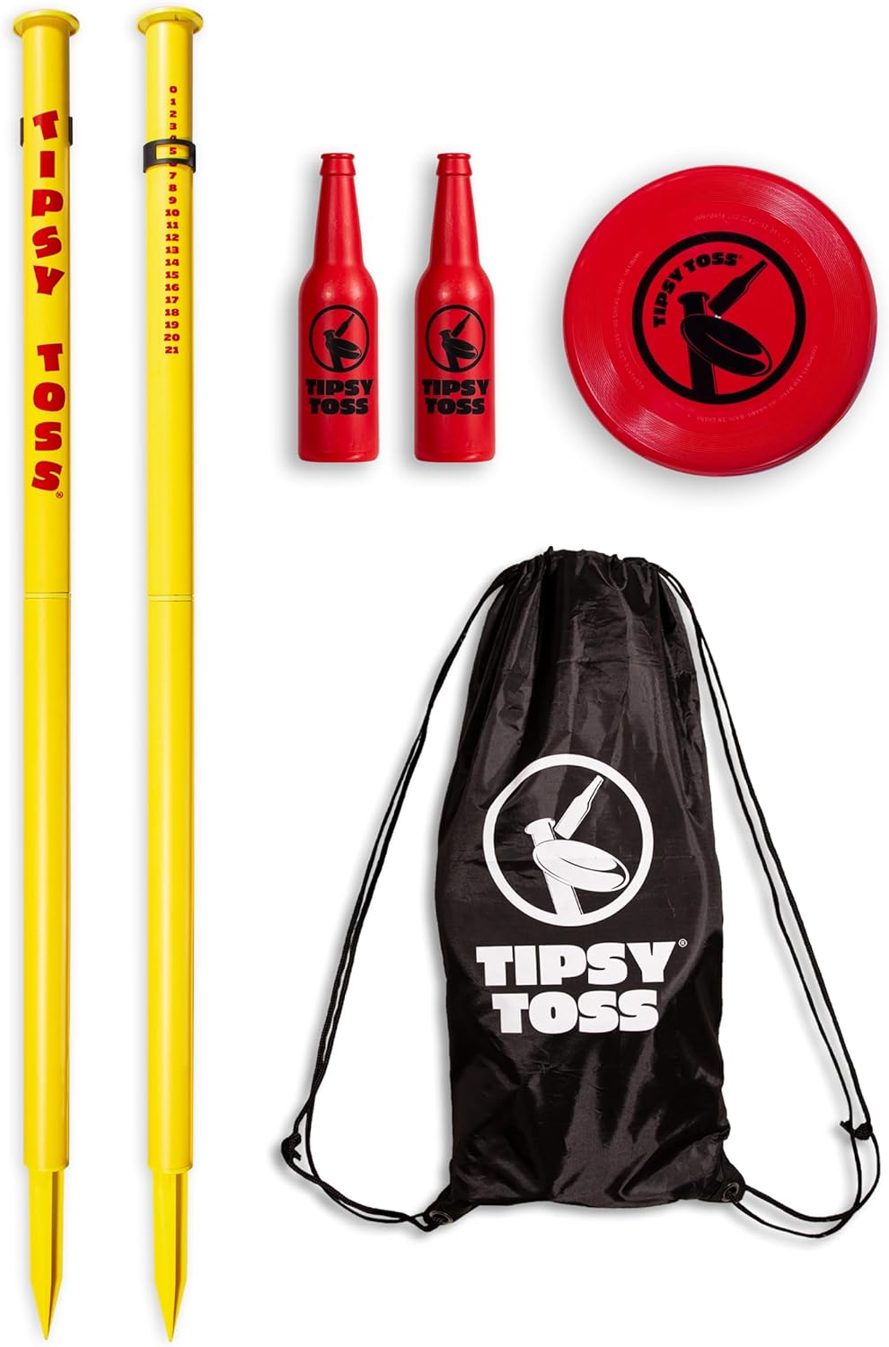Gosports Tipsy Toss Game Set - Flying Disc Bottle Drop Yard Game - Choose Pro or Standard image number 5