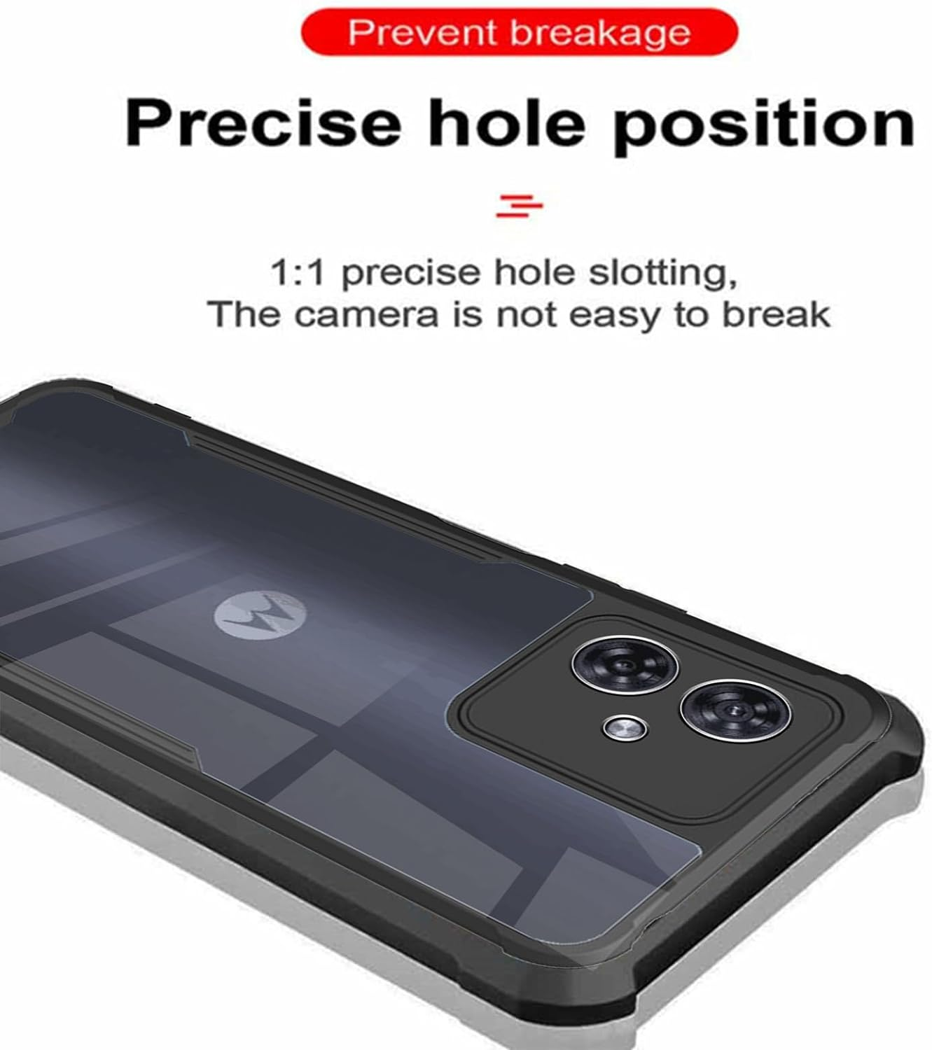 Case for Motorola Moto G54, Electro-Weideworld Ultra Thin Shockproof Protective Phone Cover image number 2