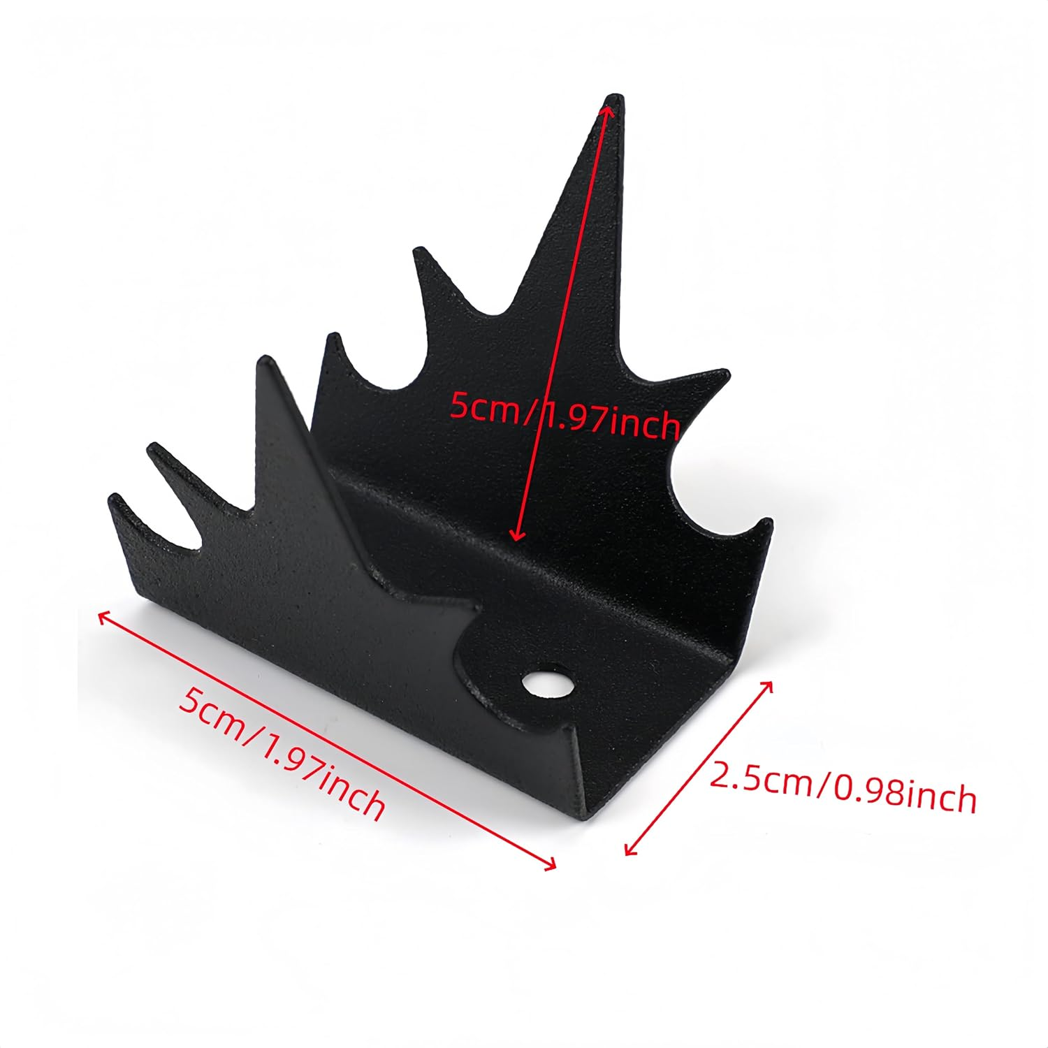 12Pcs Fence Wall Spike Metal Anti-Climb Fence Security Spike, with Screws,Theft Duty Intruder Deterrent,Spike Sturdy Home Safety Spike, for Outdoor Home Security and Farm Protection image number 1