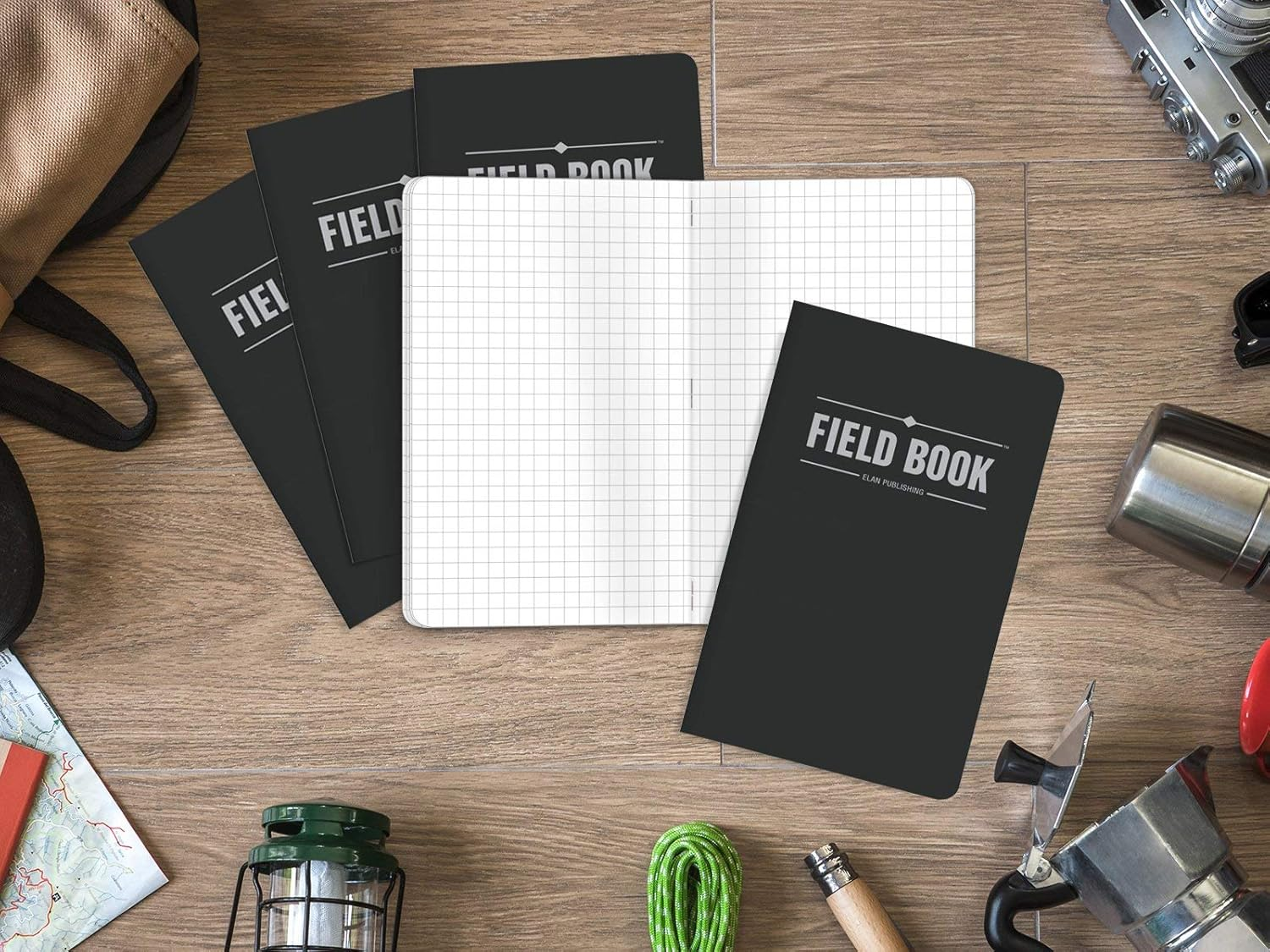 Field Notebook - 3.5"X5.5" - Graph Memo Book - Pack of 5 Graph image number 3