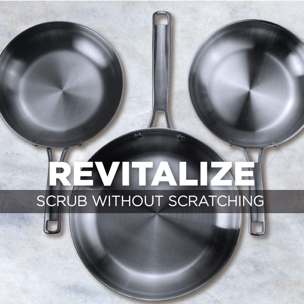 Weiman Stainless Steel Sink & Cookware Clean & Polish - Multi-Purpose Kitchen Cleaner for Steel Cookware, Sinks & Flatware - Removes Stains, Rust & Water Marks - Lime Scent, 227 Ml, Pack of 2 image number 5