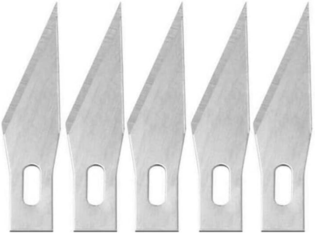 100X #11 Knife Replacement Blades for Exacto Carbon Steel Hobby Arts Craft Tool image number 6
