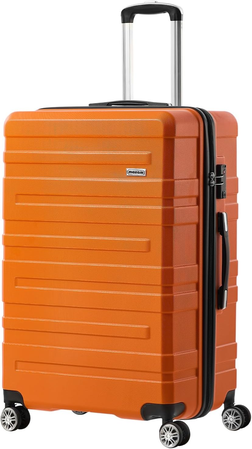 Mazam Luggage 28" Suitcase Trolley Set with Lock Storage Hard Case for Travel, Magenta