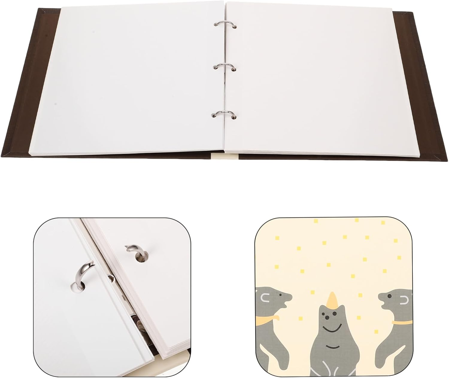 Memory Photo Album Cute Keepsake Book for Milestones Durable Page Storage Album for Boy for Graduation Memories Adorable Design For image number 3