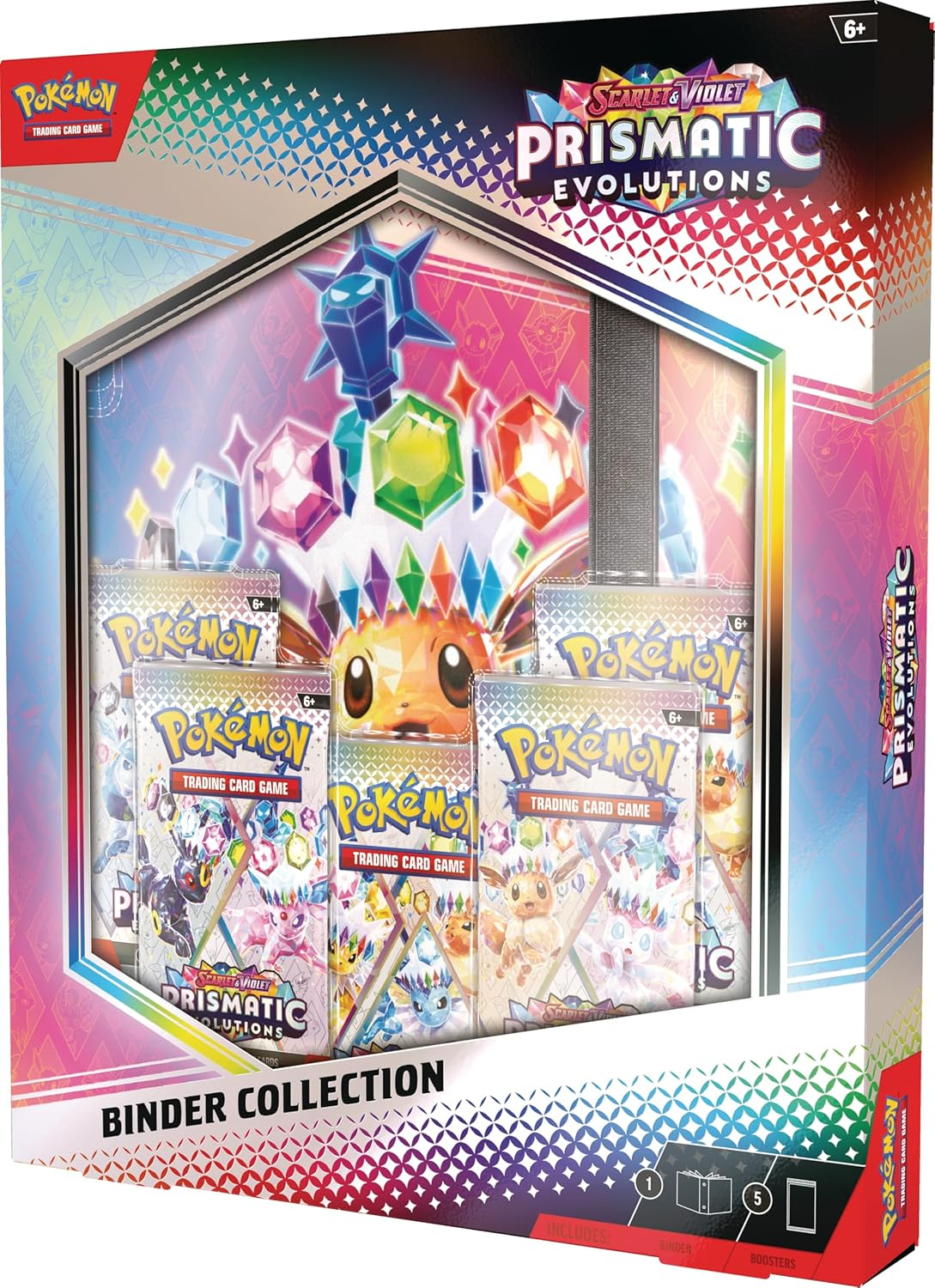 Pokemon TCG Scarlet & Violet 8.5 Prismatic Evolutions Binder Collection image number 2