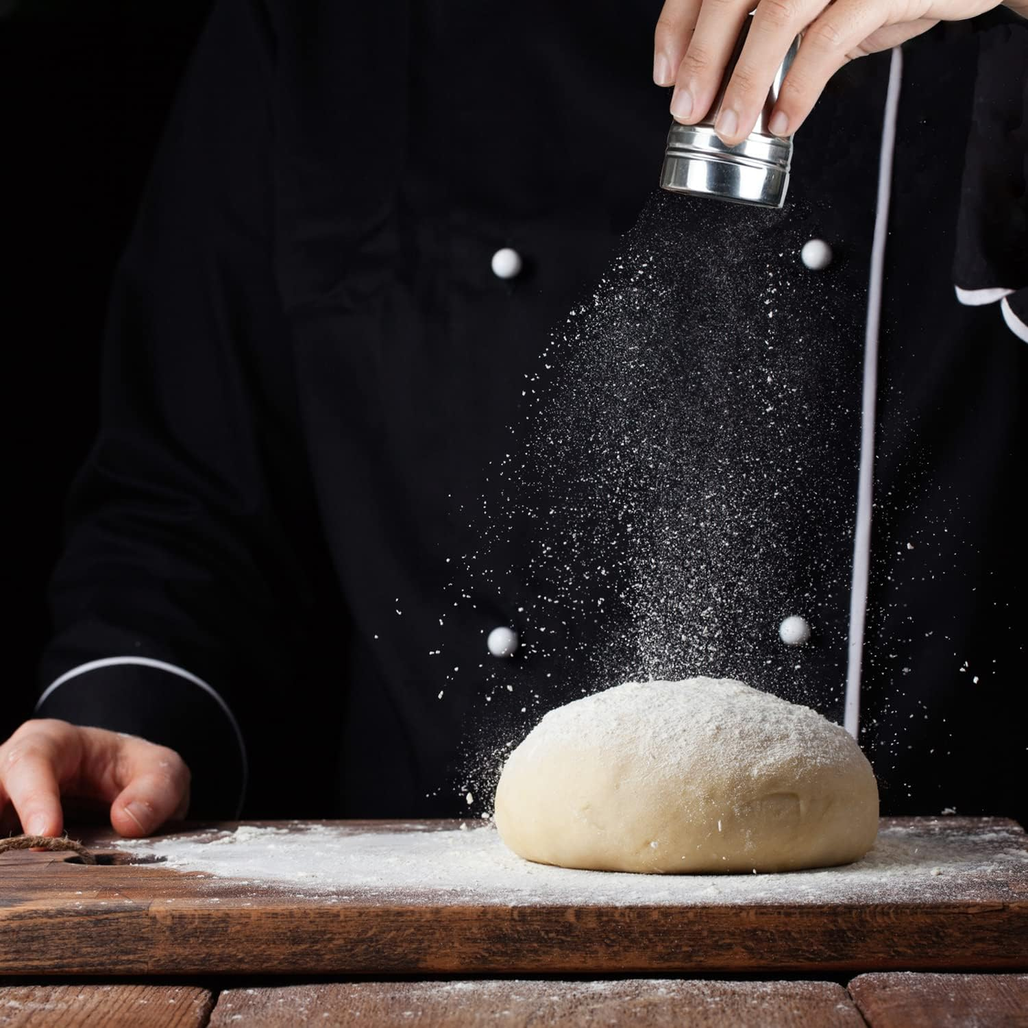 Mauts 2 Pack Chocolate Shaker Dusters Mesh Powder Shaker Shaker 16 Coffee Templates Set for Syrup,Cream,Powderedsugar,Cocoa,Cappuccino,For Kitchen,Drinks,Baking image number 5