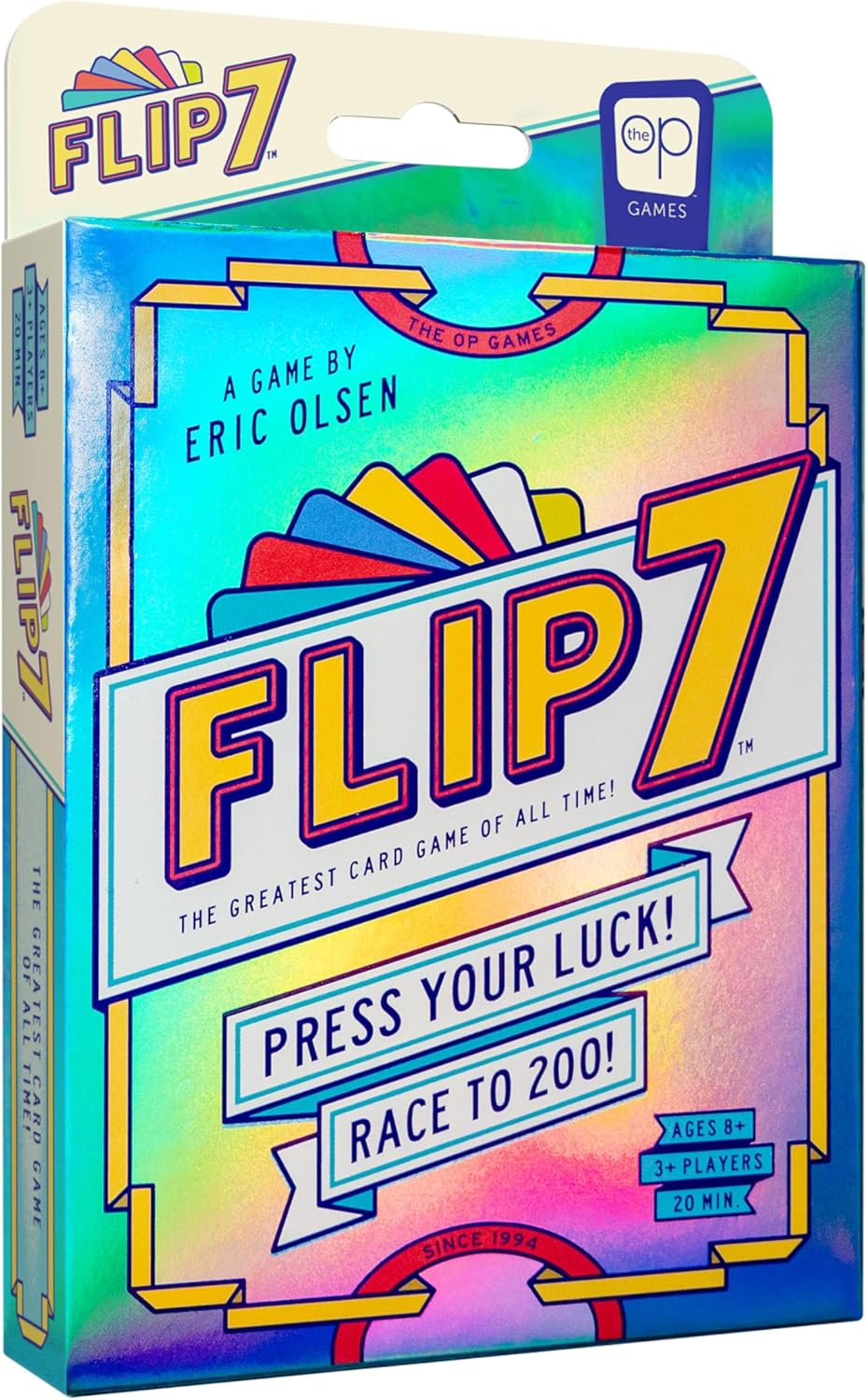 The OP | Flip 7 | the Ultimate Blend of Press Your Luck and Strategy, Fast-Paced Addictive Card Game, Quick to Learn and Easy to Teach, 3+ Players, Ages 8 & Up, 20 Minplay Time image number 4