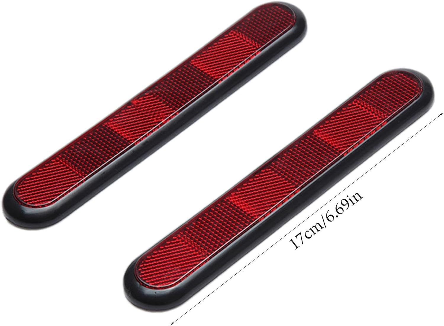 Reflective Stickers for Car,Auto Oval Safety Stickers - Oval Safety Reflector, Reflective Sticker for Trailers, Trucks, High Night Visibility Reflector Tape