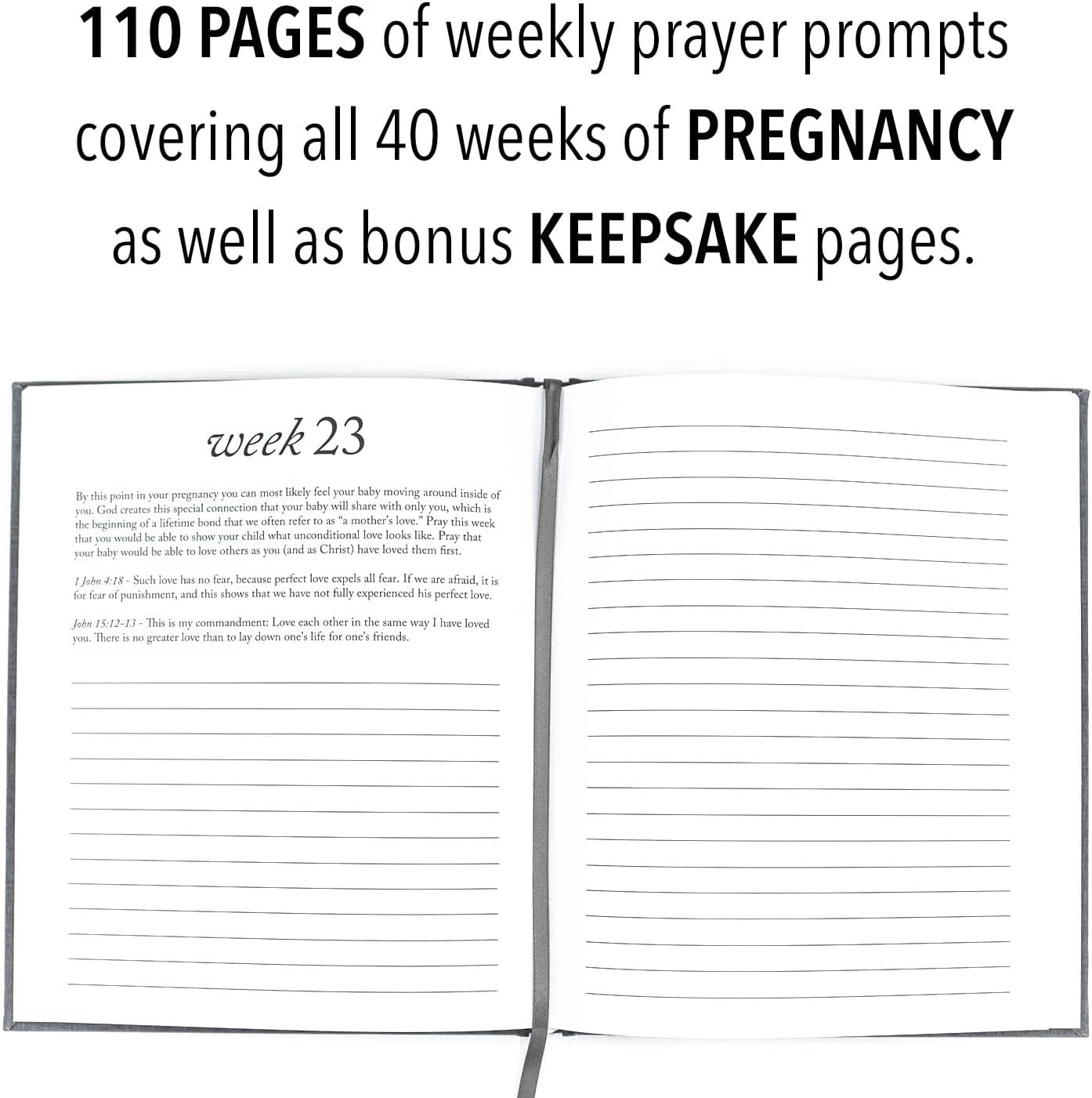 Dear Baby: a Pregnancy Prayer Journal and Memory Book for Expecting Moms image number 3