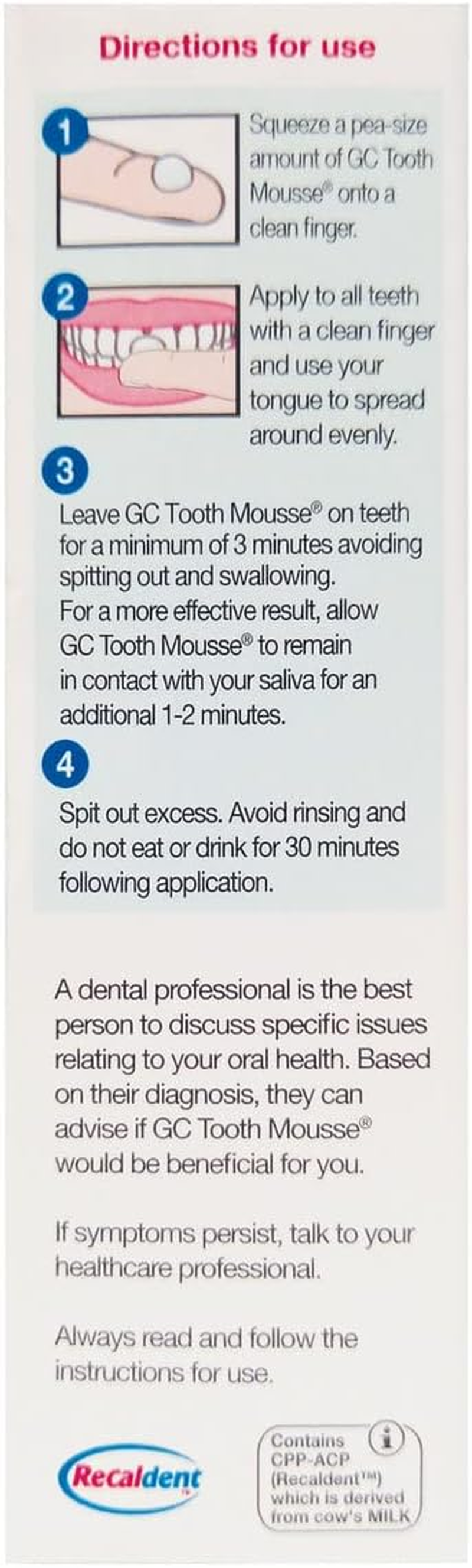 GC Tooth Mousse 40 G, Strawberry image number 6