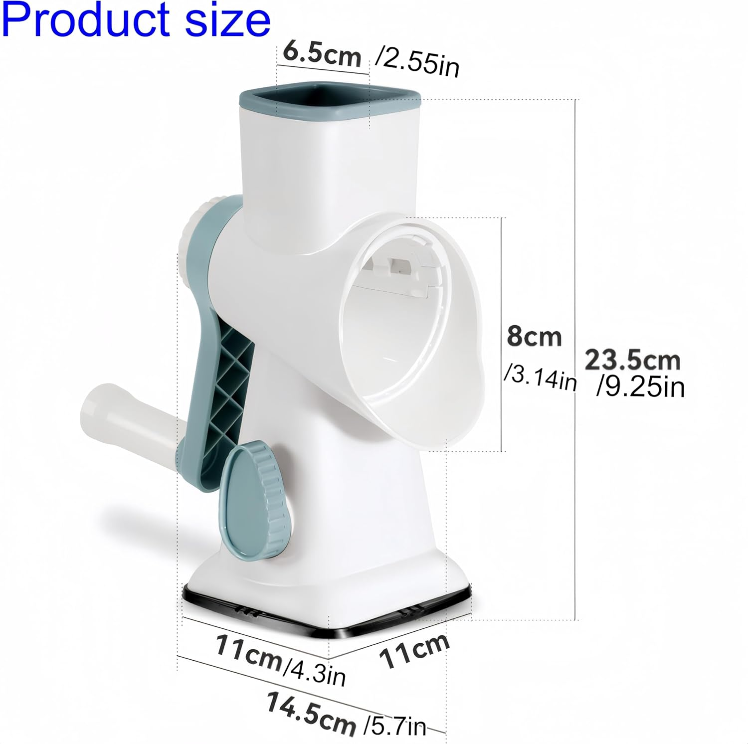 Ice Crusher Shaved Ice Machine with Handle Ice Maker Machine for Home with Suction Feet image number 2