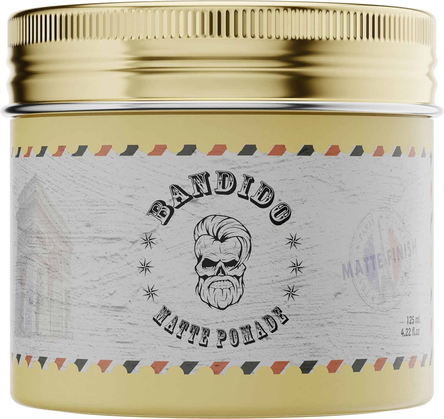 Bandido Matte Finish Pomade Original (125 Ml) Easy to Style, for Your Perfect Hairstyle, Elegant Matt Effect, Hair Wax, Hair Wax, Styling Pomade image number 4