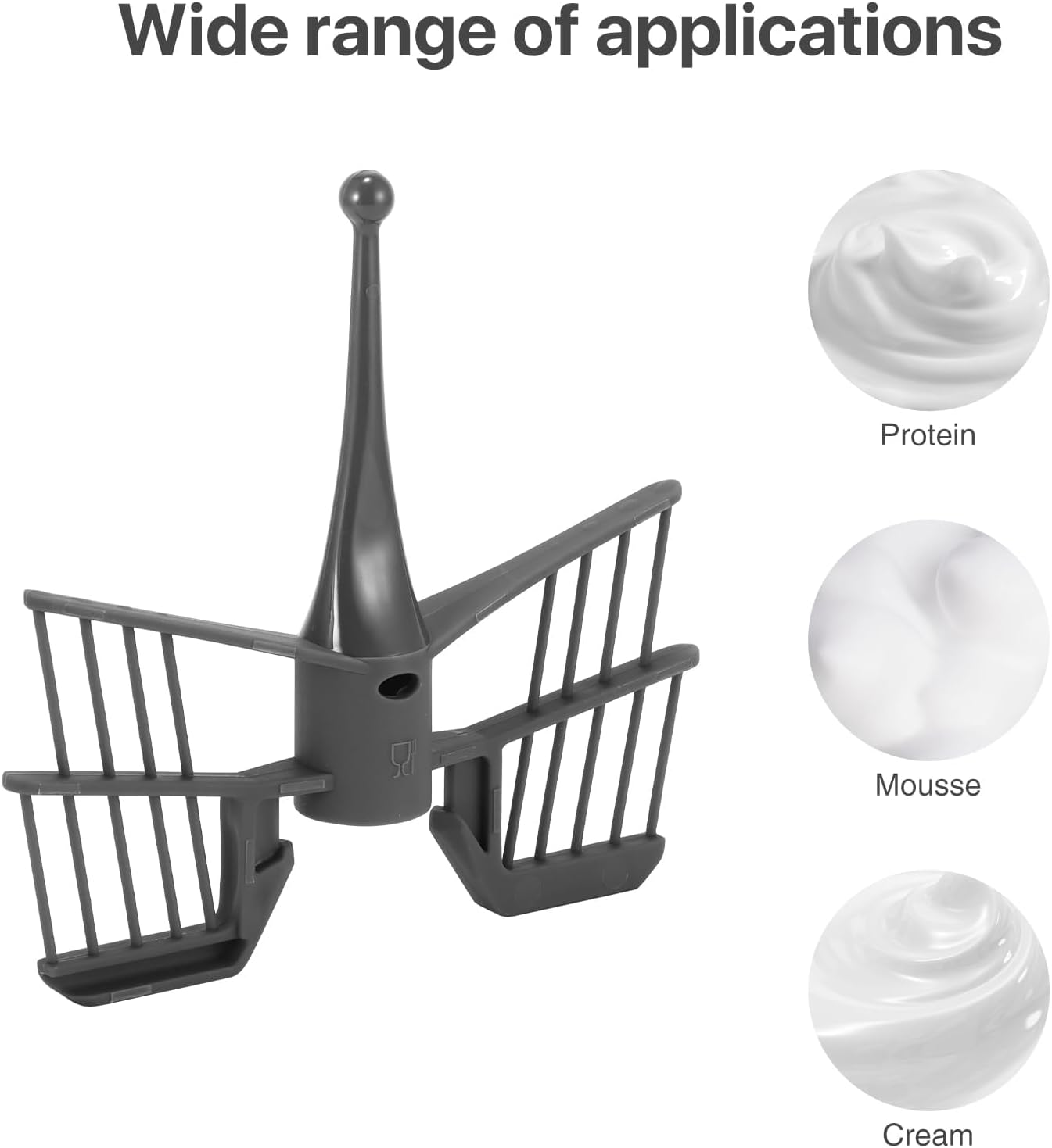 Butterfly Whisk for Thermomix TM5 TM6 TM31, Black Butterfly Mixing Blade Food Processor Replacement Kitchen Aid Mixer Accessory Parts Stirrer Bat Parts, 14X15X2.5 CM, HA-PA-240116 image number 2