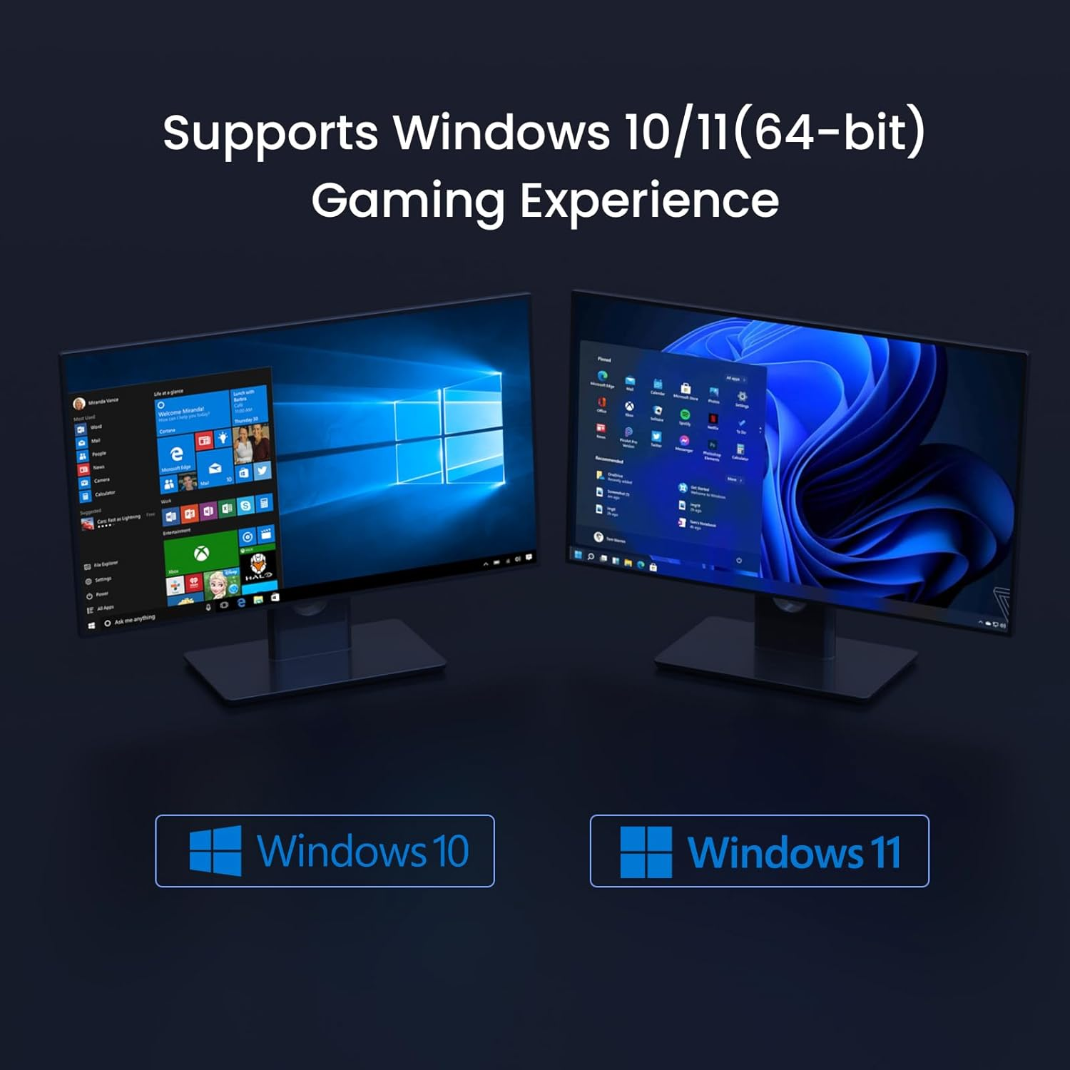 Tenda E33 Wifi 6E WLAN Card (AX5400 Tri-Band 6Ghz:2402Mbps+ 5Ghz:2402Mbps+2.4Ghz:574Mbps) 2 Removable Antennas, Bluetooth 5.2, Pcie WLAN Card for PC, WPA3, Supports Windows 11/10 (64-Bit) image number 2