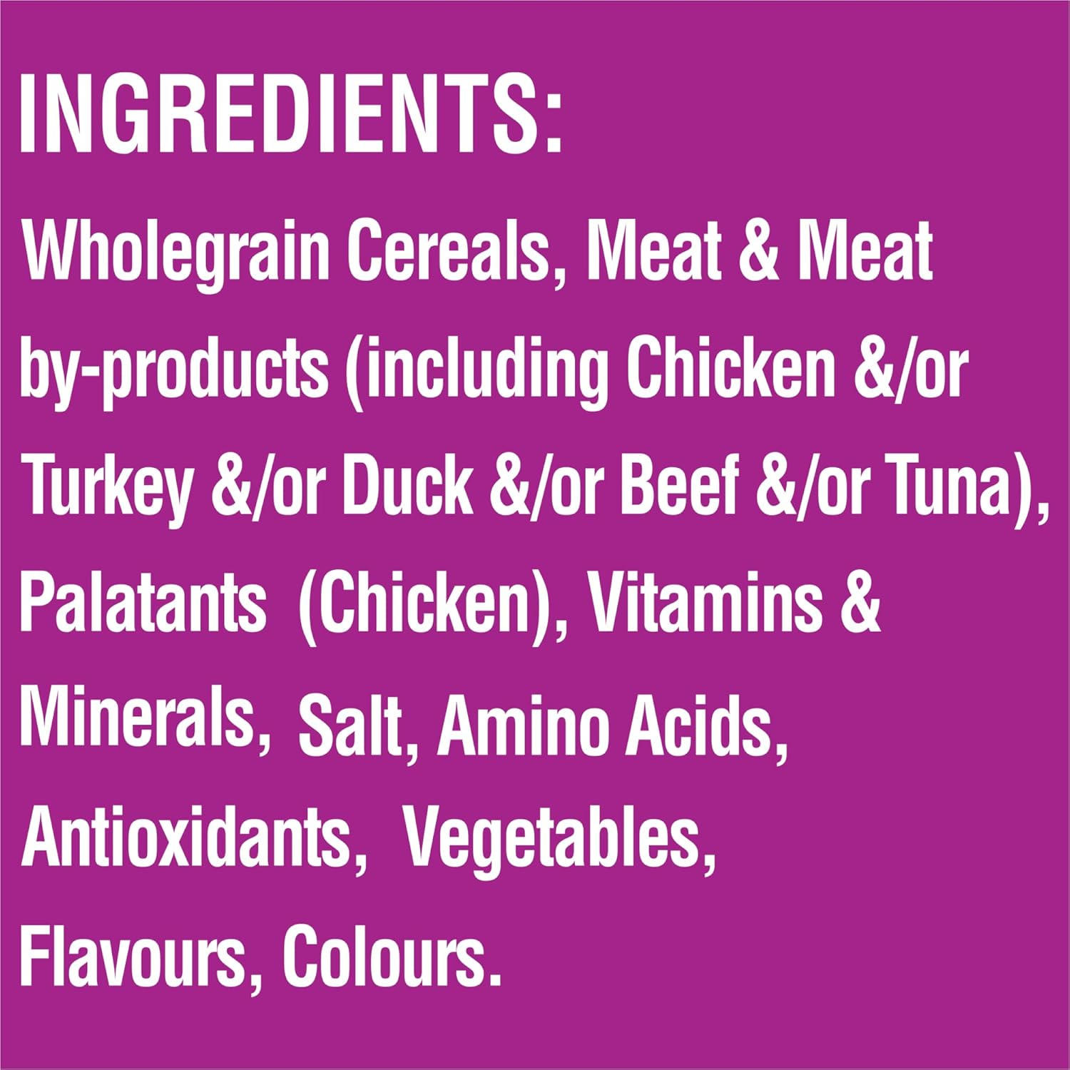 Whiskas Adult Dry Cat Food Beef & Lamb 1.8Kg Bag, 4 Pack image number 6