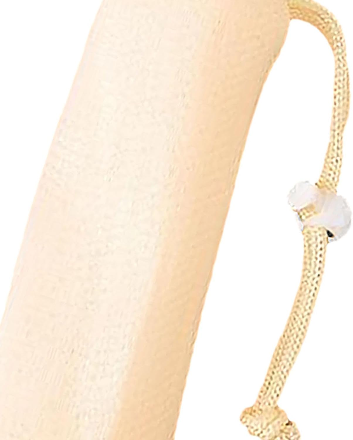 Kokiya Exfoliator Body Scrubber Soap Pocket Holder, Mesh Soap Bag, Soap Saver Pouch with Drawstring for Hotel, Beige image number 6