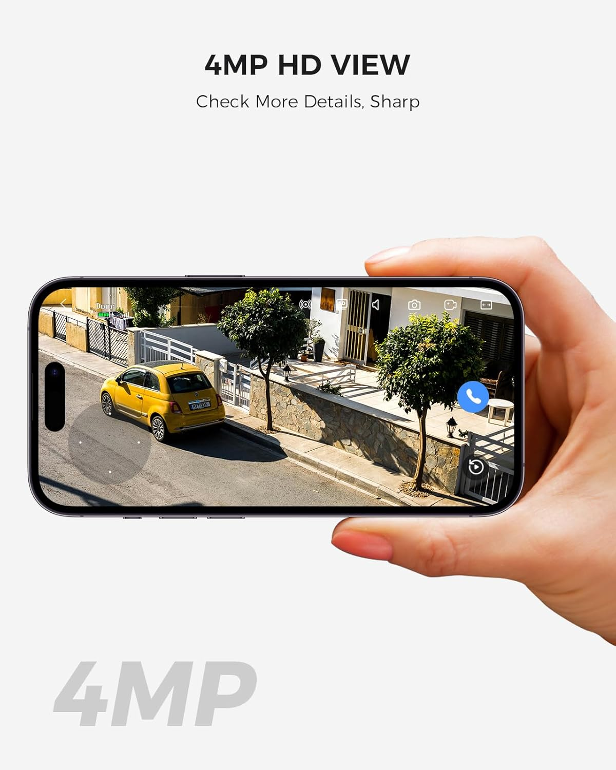 Hiseeu Solar Camera Wireless Outdoor, Home Security Camera System, 2.4G & 5G Wifi, Solar-Powered 4MP 4 Cam-Kit, Color Night Vision, 360&deg; View, Pan & Tilt, 1TB HDD Local Recording, No Subscription image number 1