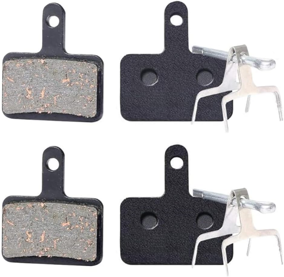 2 Pairs Bike Brake Pads, Best Tek Disc Brake Pads for Shimano M315 M355 M515 M525 C501 C601 M375 M395 M415 M416 M446 M465 M475 M485 M486, and Replacement Other Same Desgin Bicycle Disc Brake Pads image number 5