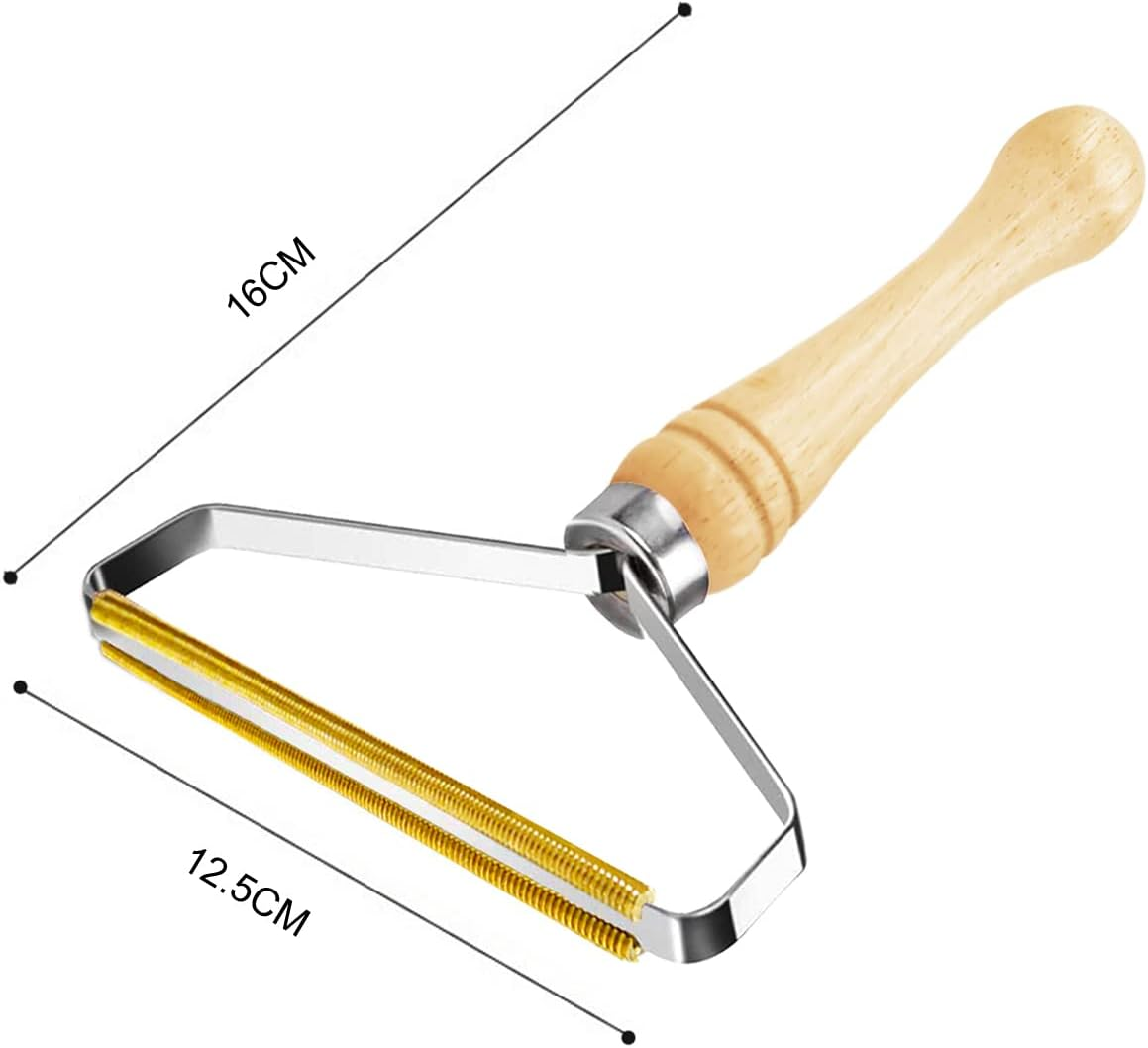 Pet Hair Remover,2 Pack Portable Lint Remover,Reusable Clothes Carpet Couch Furniture Fabric Shaver Lint Brush Carpet Scraper - 2Pack image number 4