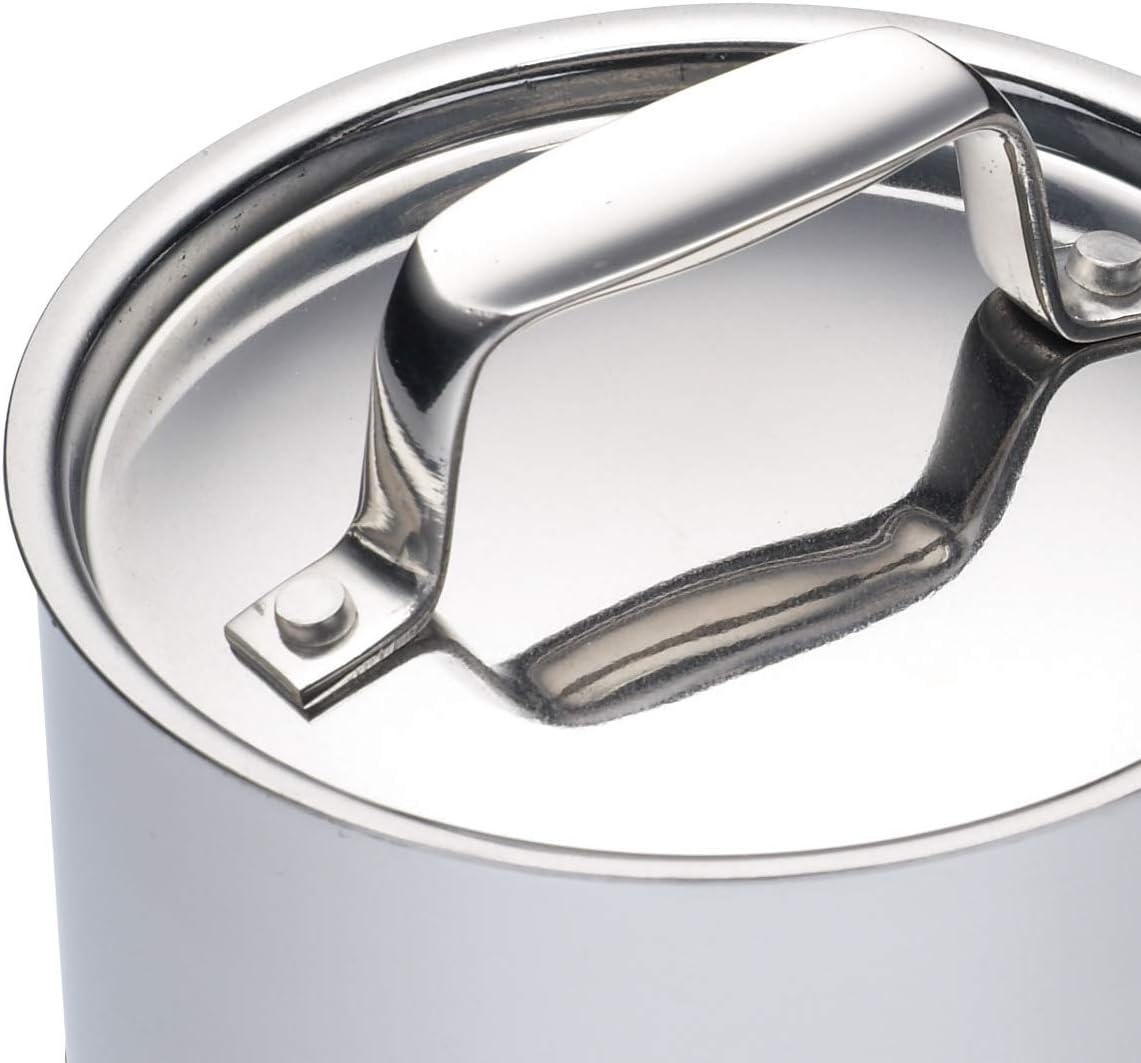 Masterclass Induction-Safe Stainless Steel Mini Saucepan, 8.5 Cm (3.5"), Silver image number 1