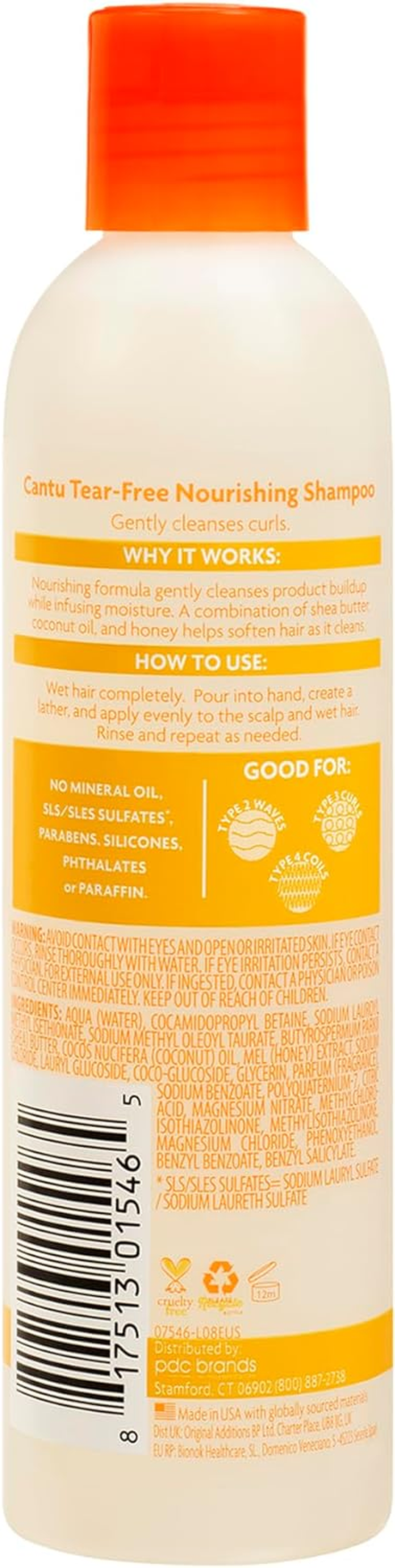 Cantu Care for Kids Tear-Free Nourishing Shampoo, 8 Fl Oz image number 1