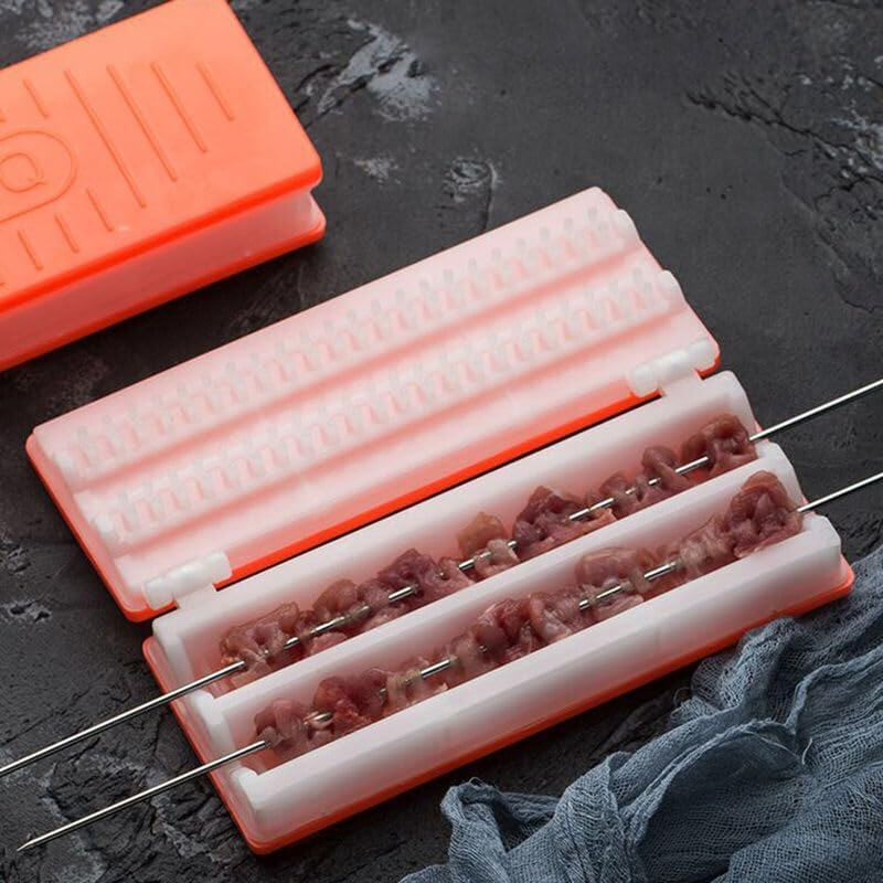 Large Camping Outdoor Cooking Stainless Steel Skewer Barrel Grill Charcoal BBQ image number 3