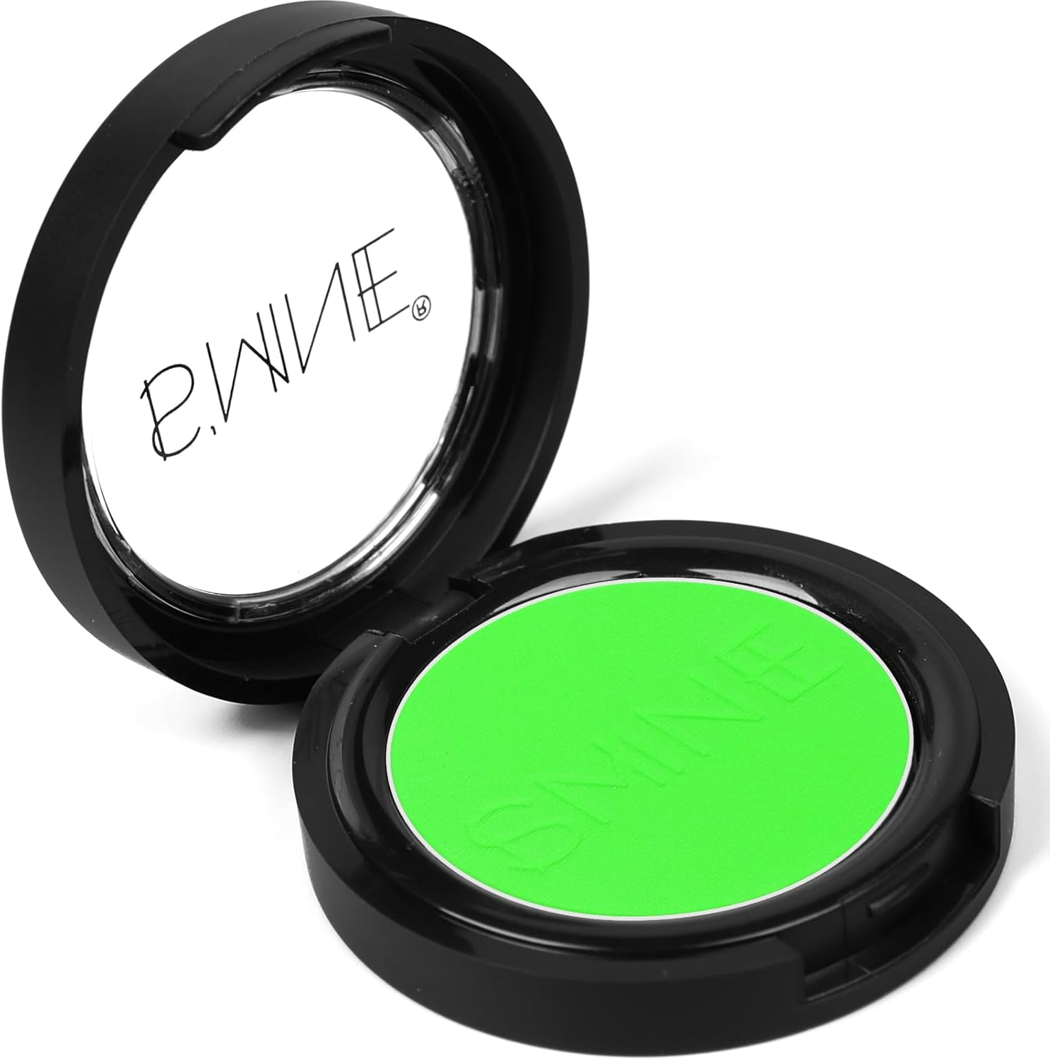 IS'MINE Single Green Matte Eyeshadow Powder Palette High Pigment, Longwear, Intense Color Best Green Eyeshadow - Blue image number 7