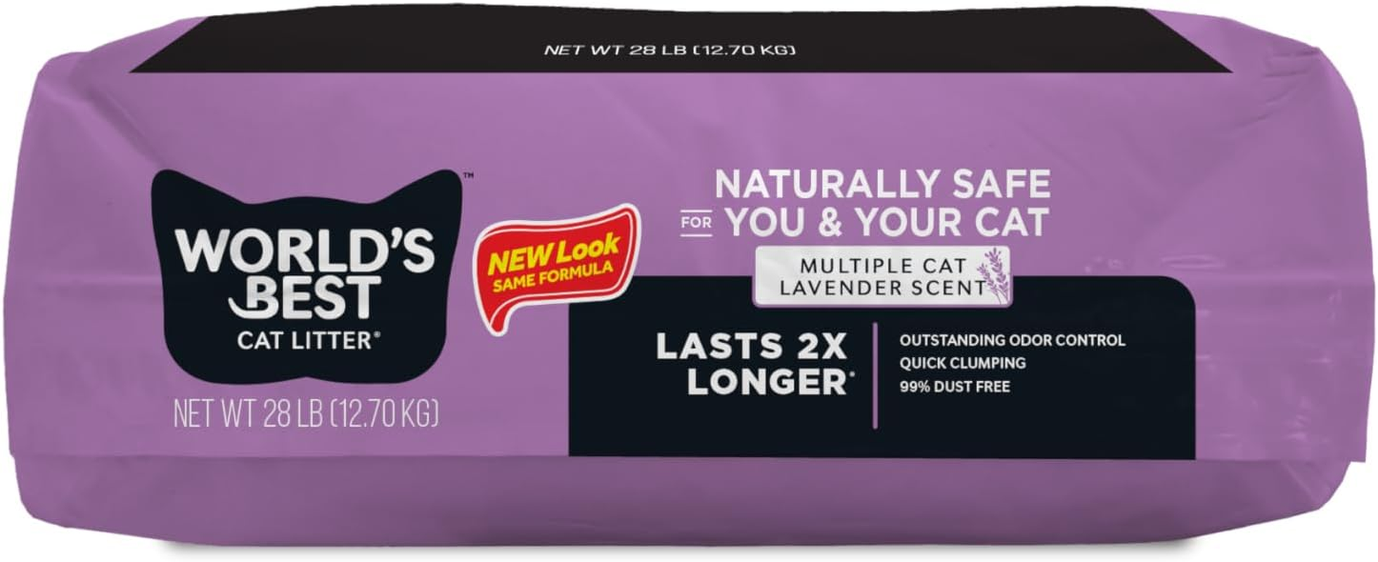 WORLDS BEST CAT LITTER LAVENDER 12.7KG image number 1
