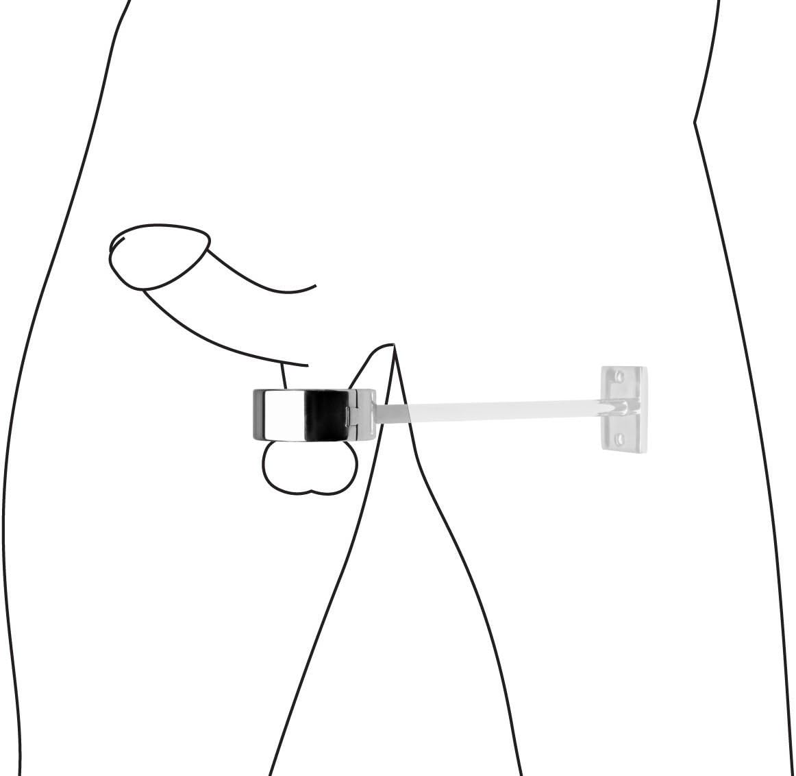Master Series Locking Mounted CT Scrotum Cuff with Bar image number 1