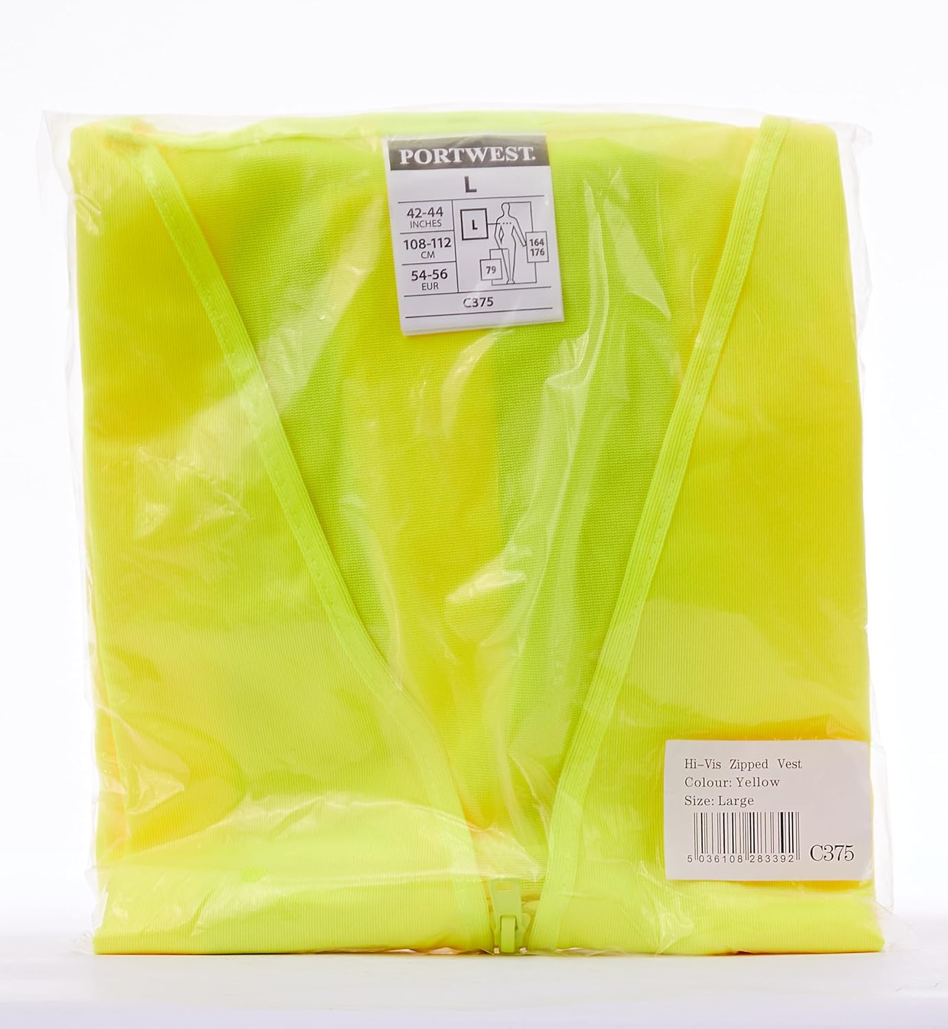Portwest Hi-Vis Zipped Vest image number 2