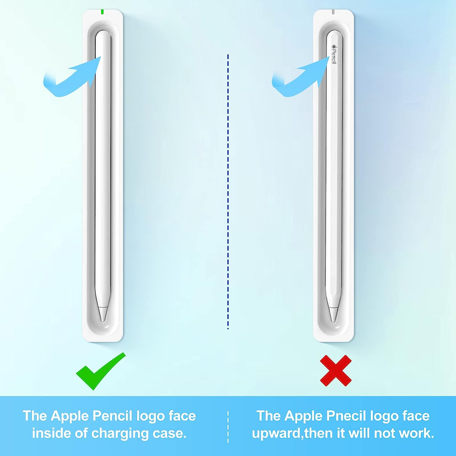 Charging Case Compatible with Apple Pencil 2Nd Generation Only, Magnetic Charging Stand for Ipad Pen 2Nd Gen with USB Cable image number 6