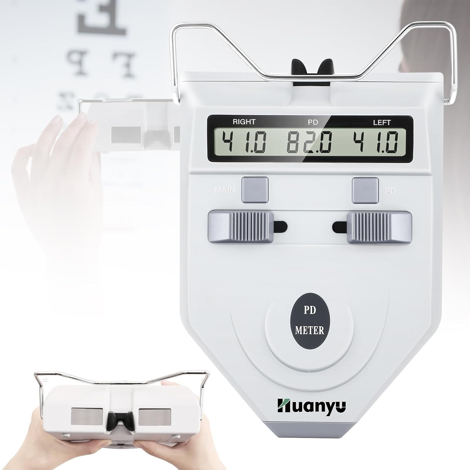 Huanyu Optical Digital Pupilometer 45-82Mm Pupil Meter PD Meter Pupil Distance Meter Optical Instrument CE Approved (LY-9AT)