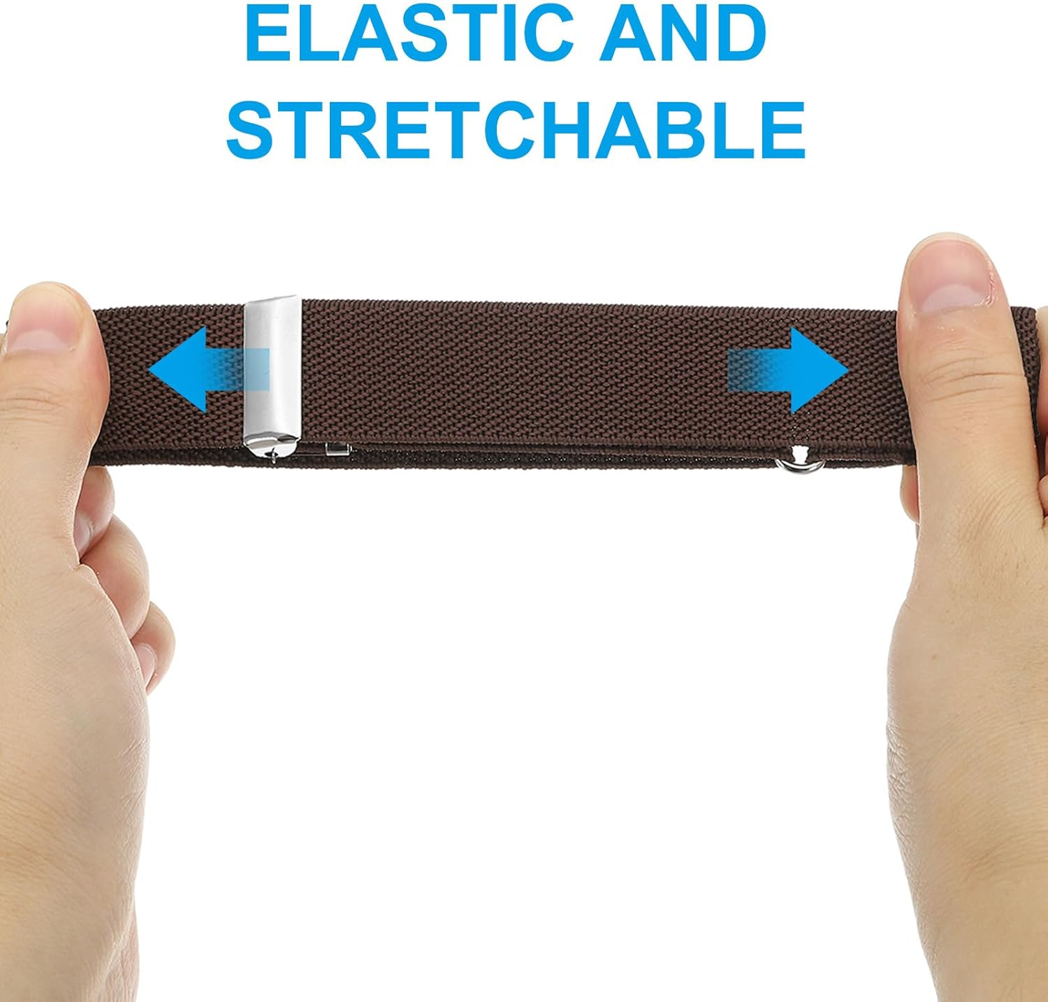 Uxcell Adjustable Arm Bands, 2 Pack/1 Pair Anti-Slip Sleeve Garter Elastic Shirt Sleeve Holders for Men Women, Brown image number 4