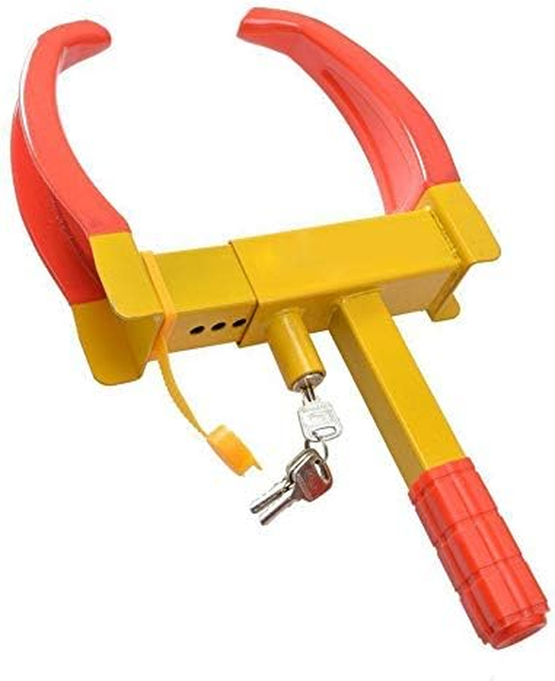 Wheel Clamp Lock Heavy Duty Vehicle Caravan Car Security anti Theft 2 Keys image number 1