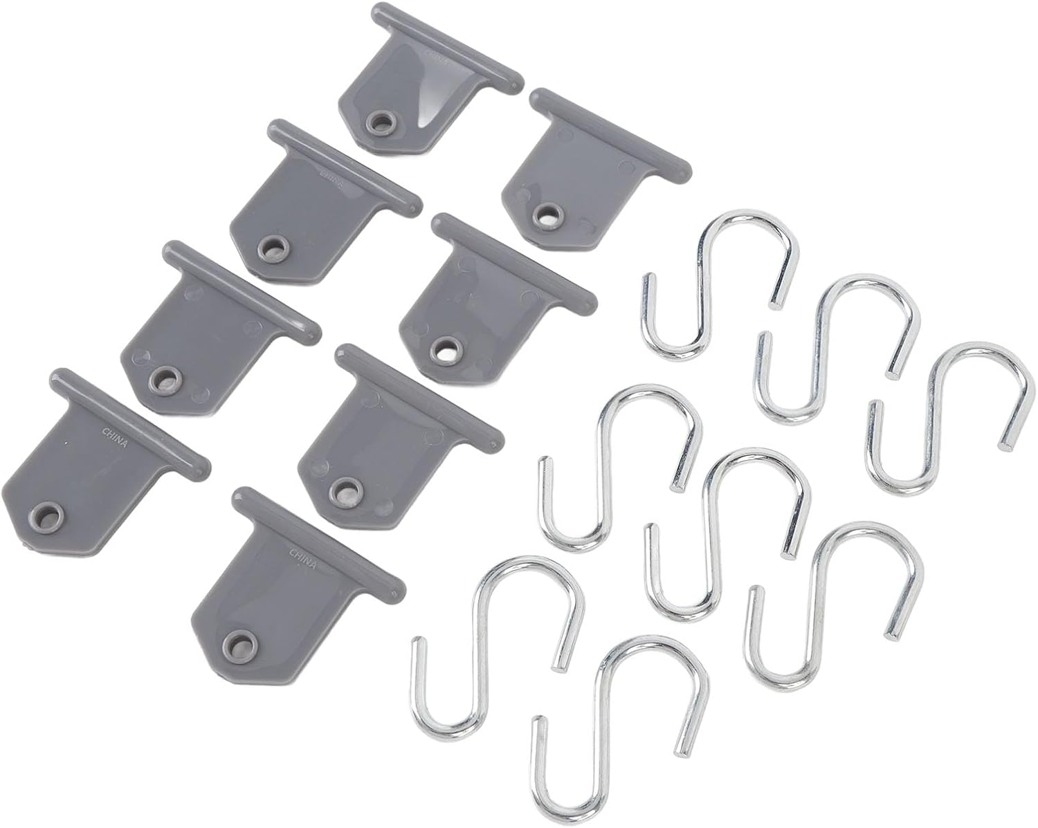 Universal RV Awning Light Clips for RV, 8PCS RV Awning Hooks and Hangers Set, Easy Install, Load Capacity 15Lbs, for Outdoor Living Space Organization, Camping Decor