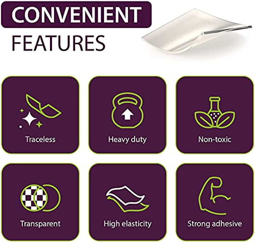 Double Sided Mounting Squares 110Pcs - Poster Putty for Walls Removable - Clear Sticky Tack for Wall Hanging - Double Sided Sticky Pads for Car Dashboard Crafts Picture Hanging image number 4