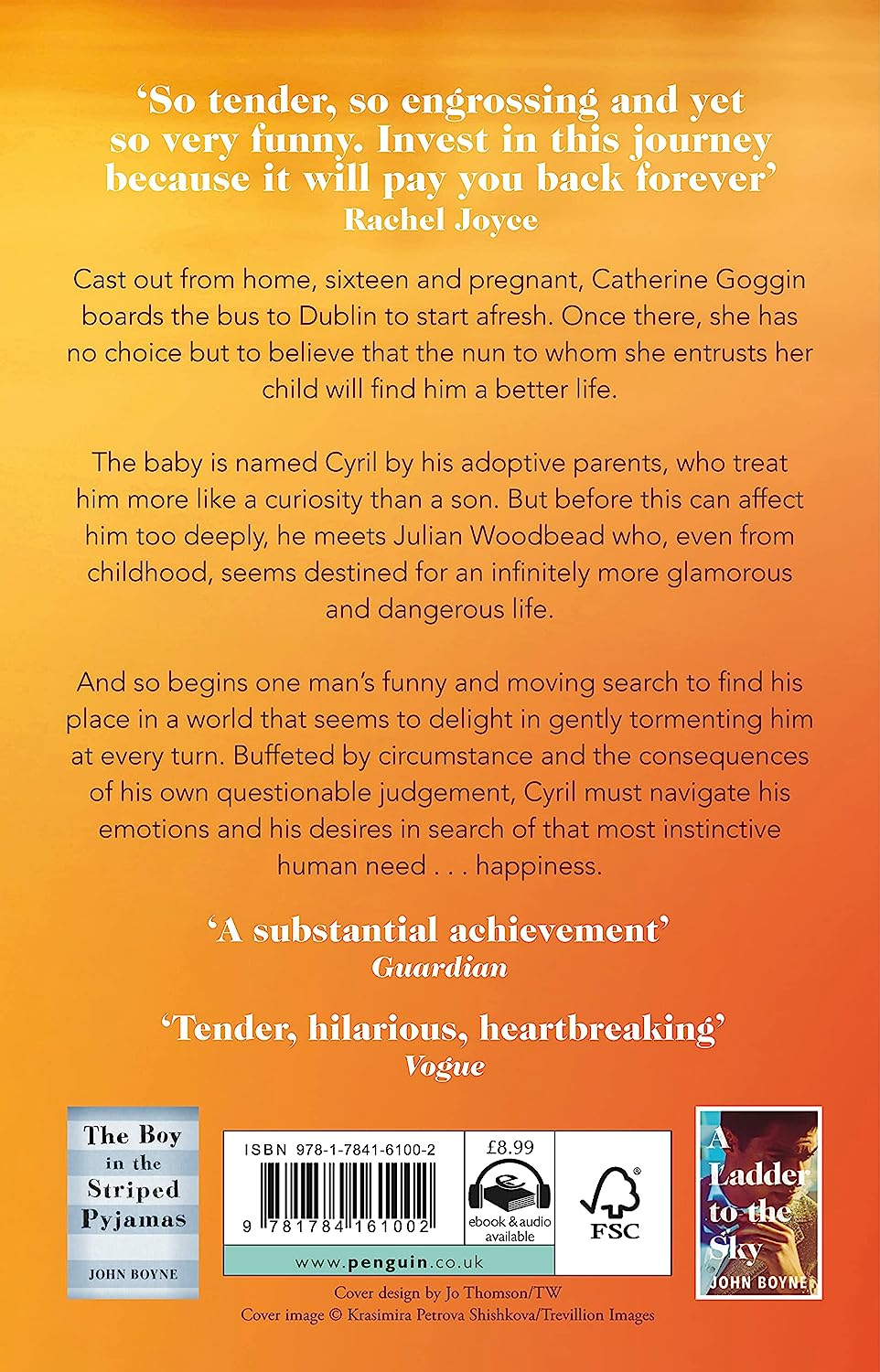 The Heart'S Invisible Furies: the Unforgettable Novel from the Bestselling Author