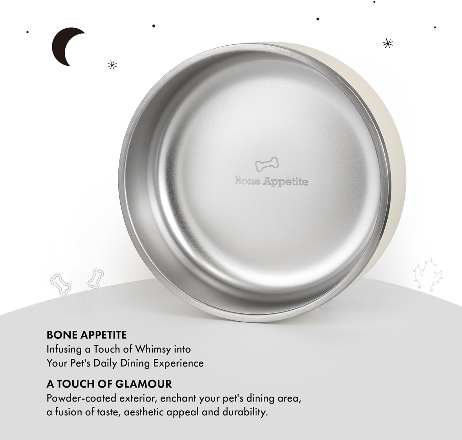 Grandties Stainless Steel Dog Bowl | Engraved Reusable Bpa-Free Insulated Cat & Dog Bowls | Large Heavy Duty Non Skid Spill Proof Dog Bowl | Outdoor Dog Water Bowl (Cobalt Blue, 64Oz) image number 4