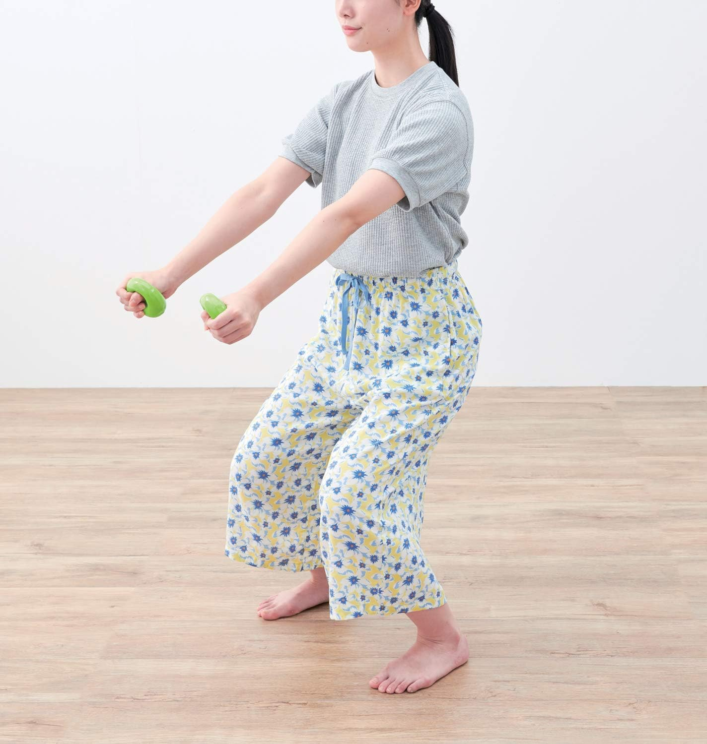 Tanita Size Ring Dumbbell Green image number 2