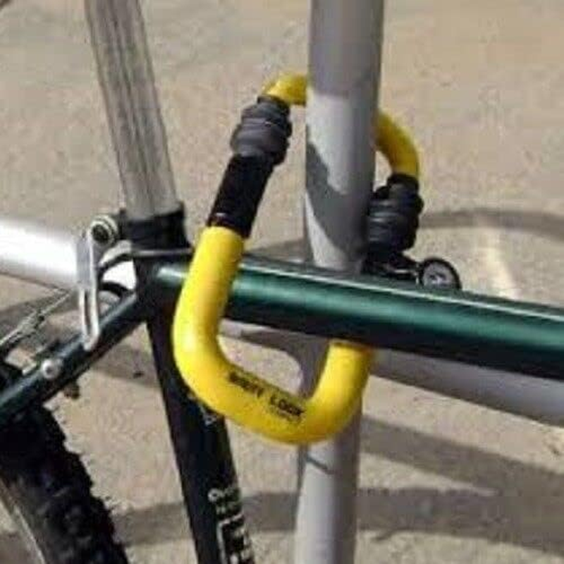 Winner International the Club UTL800 Utility Lock, 13.25"-20.25", Yellow