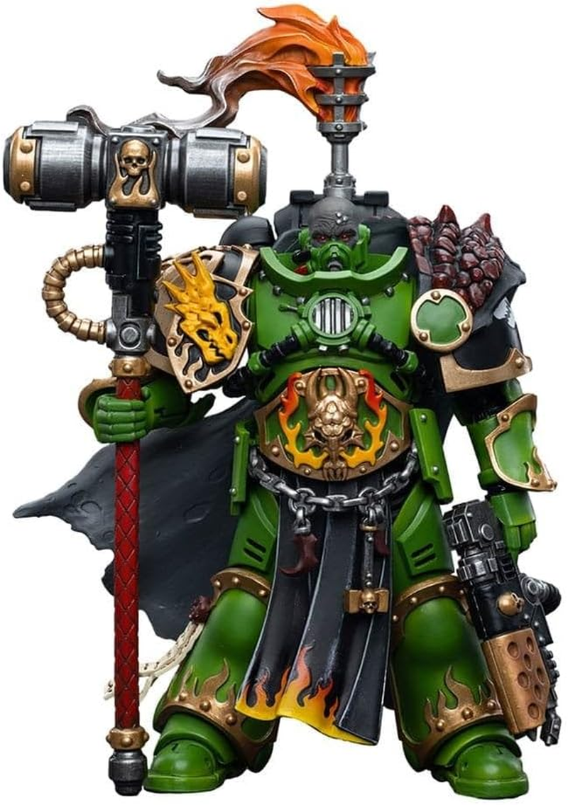Joytoy Warhammer Collectibles: 1/18 Scale Salamanders Captain Adrax Agatone Action Figure image number 3