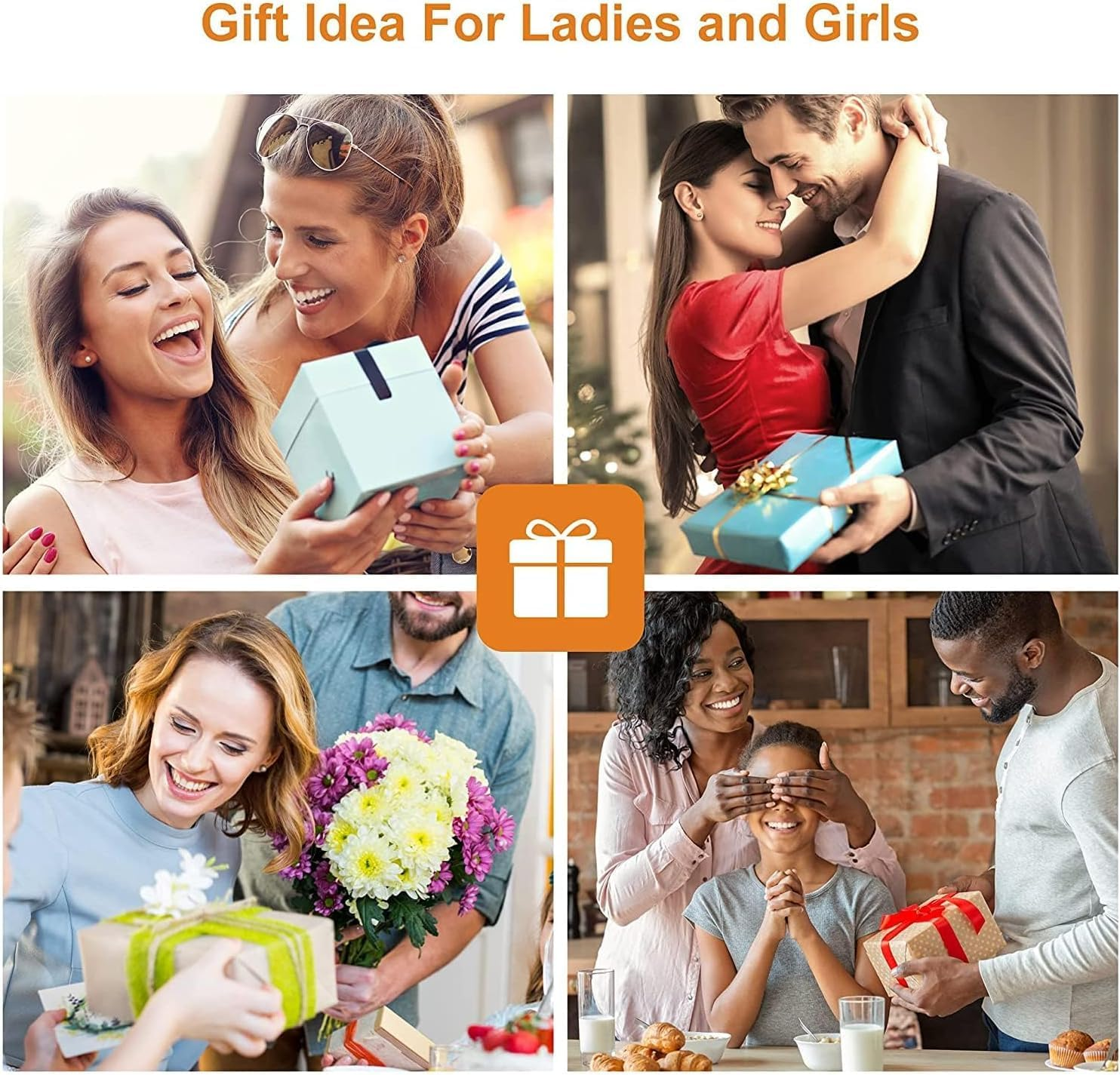 Vanity Mirror with Lights - 2X, 3X, 10X Magnification, Touch Control, Trifold, Dual Power, Portable LED - Women'S Gift (White)