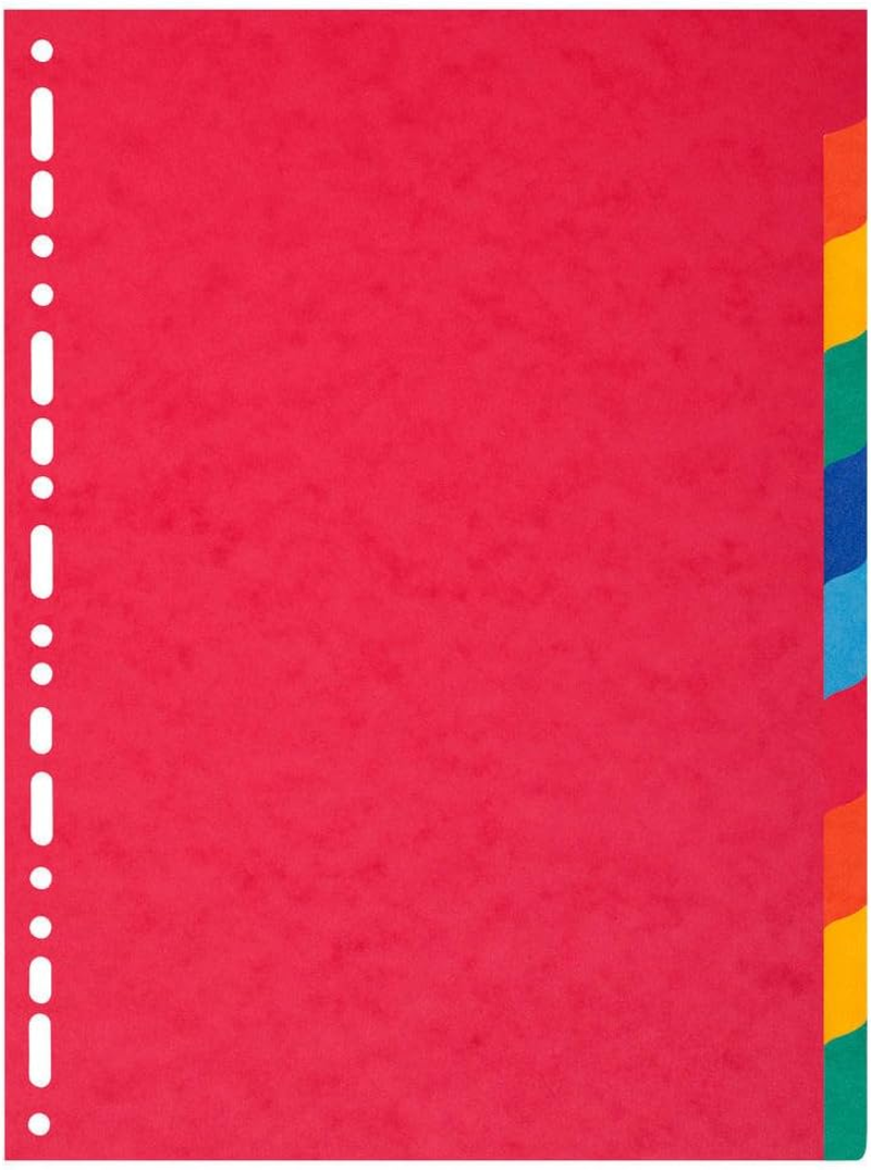 Exacompta - Ref 2012E - Forever Collection - 100% Recycled Dividers - Suitable for A4 Documents, 220Gsm 100% Recycled Card, 12 Position - Multicoloured image number 3