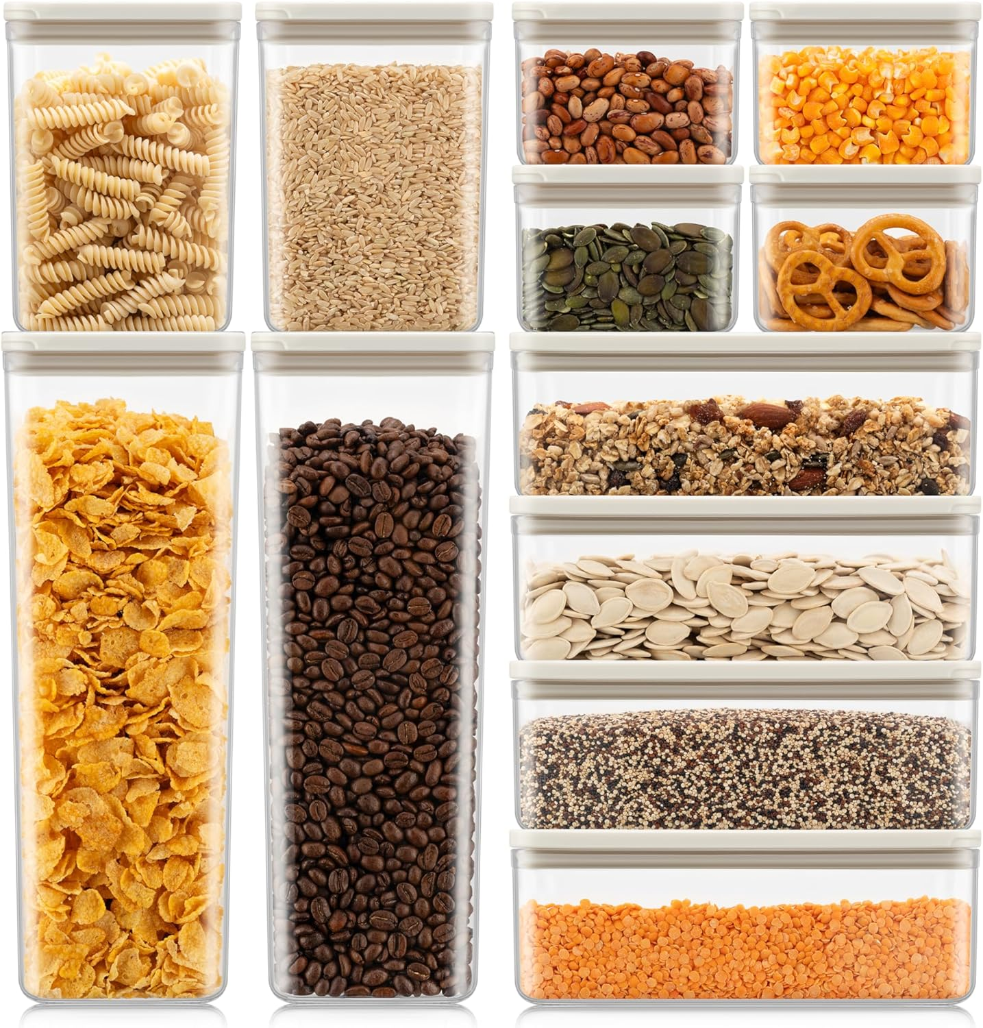 Bodum Canteen Set of 6 Jars 2 X 1 Litre / 1 X 1.2 L / 2 X 0.5 L / 1 X 2.6 L