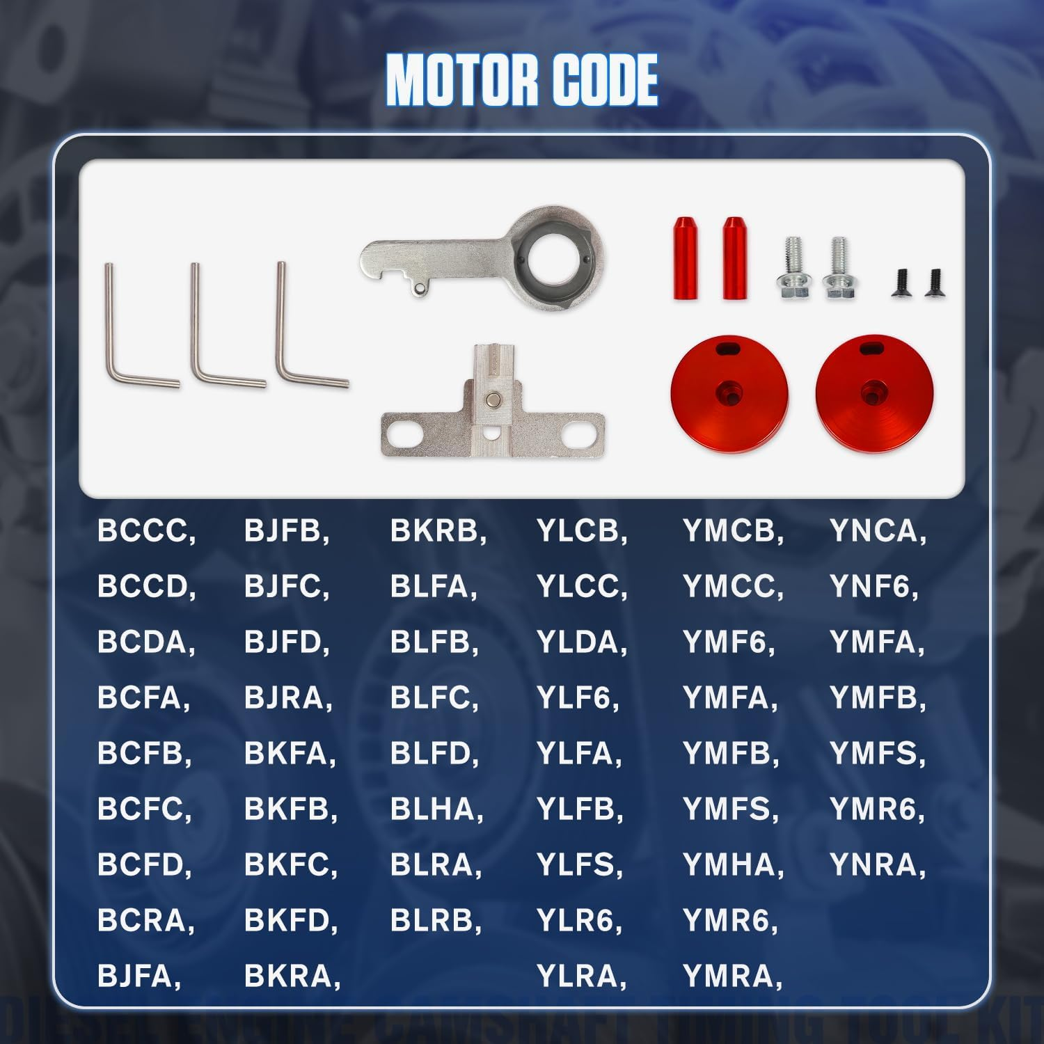 Diesel Timing Tool Kit - Latest Generation Engine Camshaft Adjusting Tool with Flywheel and Crank Alignment Compatible for Ford Transit Ecoblue 2.0 TDCI Diesel Engine image number 5