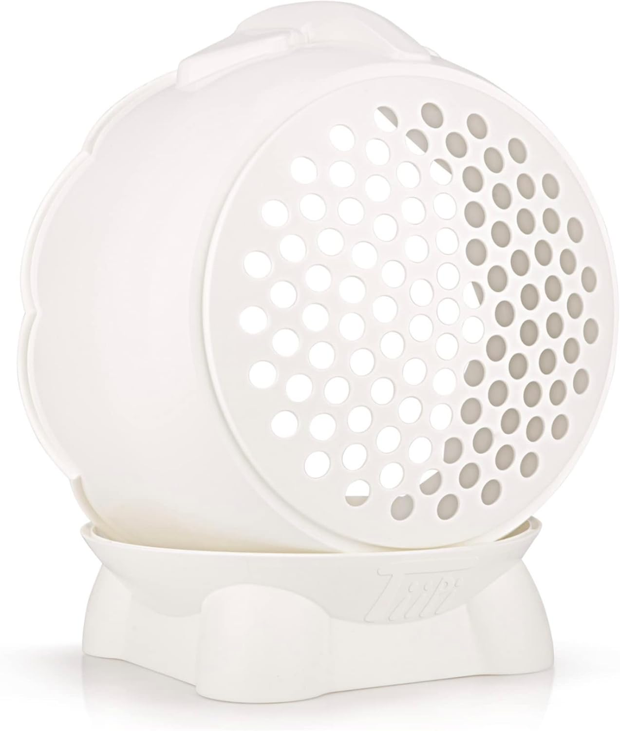 Bath Toy Storage - 2 Piece Elephant Baby Bathtub Toy Holder with Removable Base for Drainage - Drying Kids Bucket Caddy Bathroom Shower Toy Organizer for Baby Bath Toys outside Tub image number 4