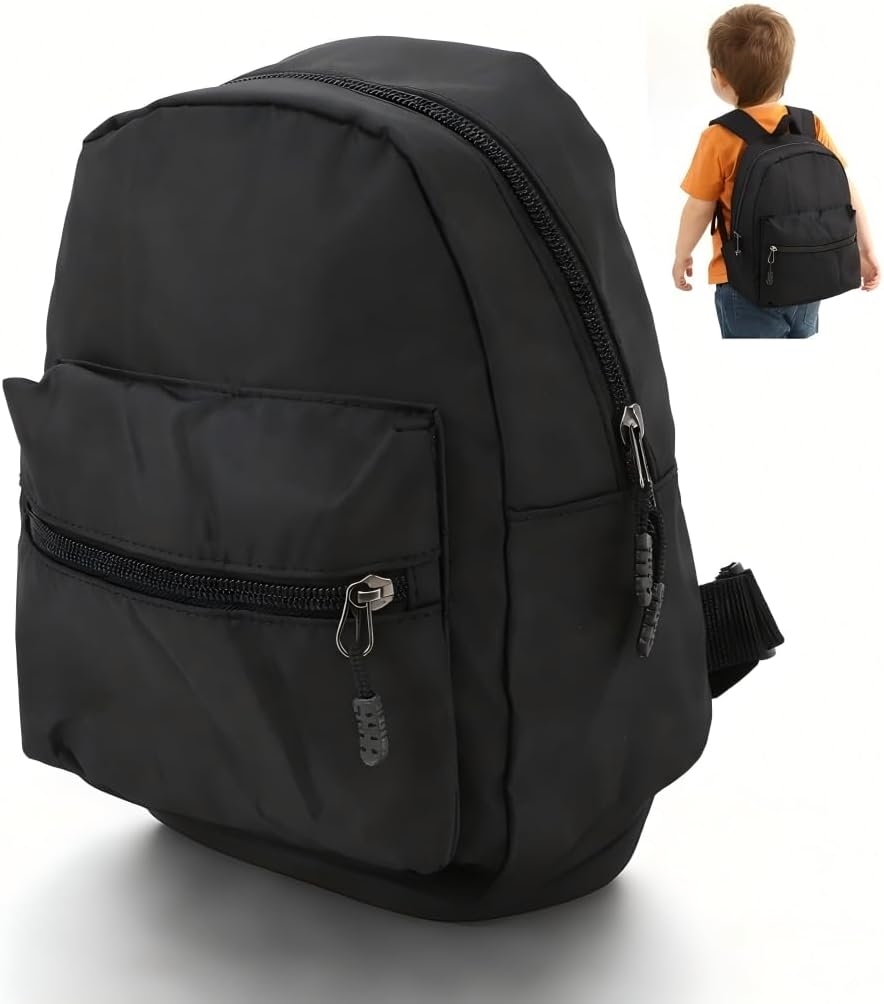 Changor Mini Backpack Purse, Waterproof Adjustable Shoulder Strap Stylish Minimalist Black Small Backpack Mini Backpack for Women for School image number 1